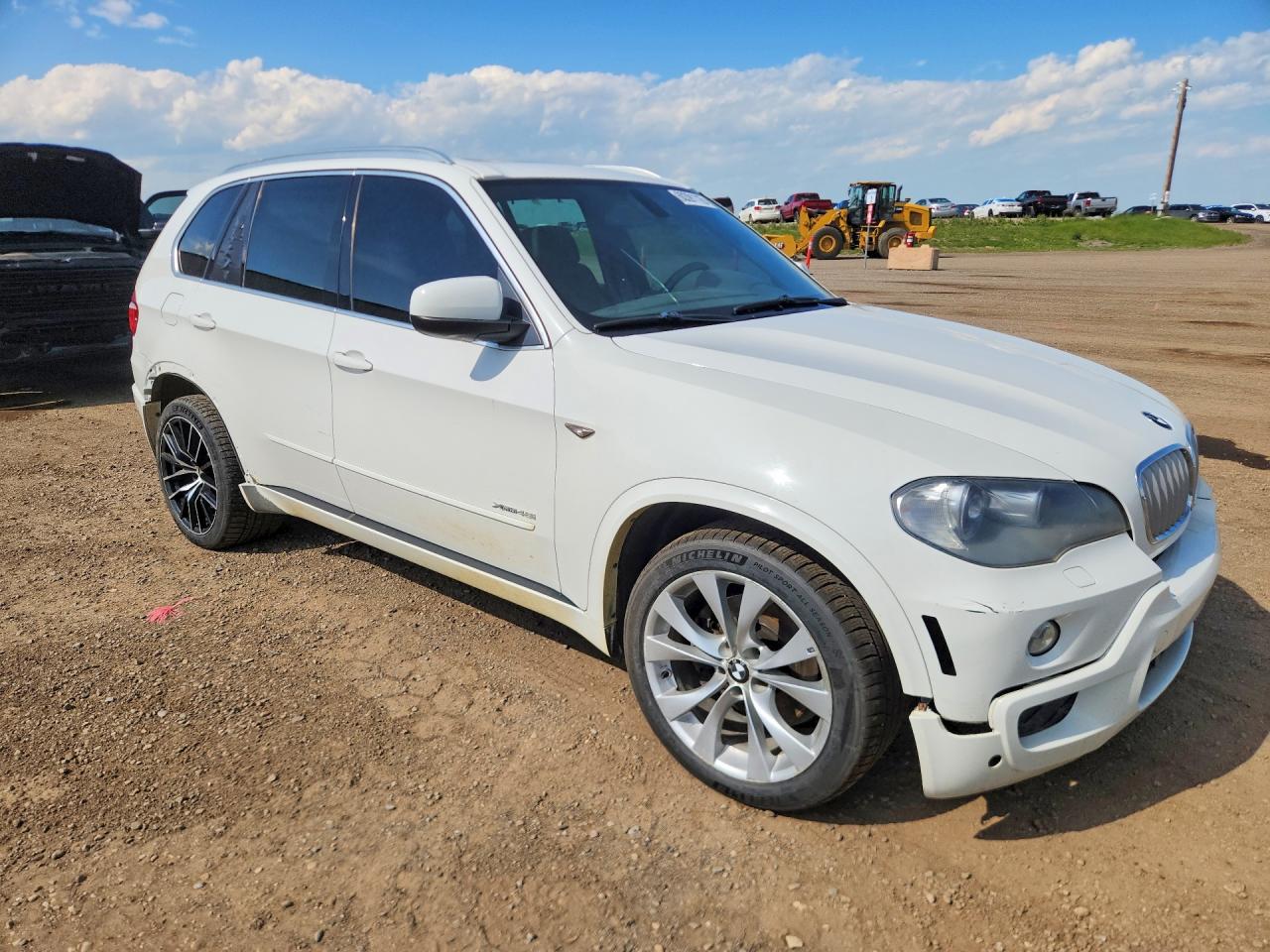 2010 Bmw X5 Xdrive48i White vin: 5UXFE8C57AL311148