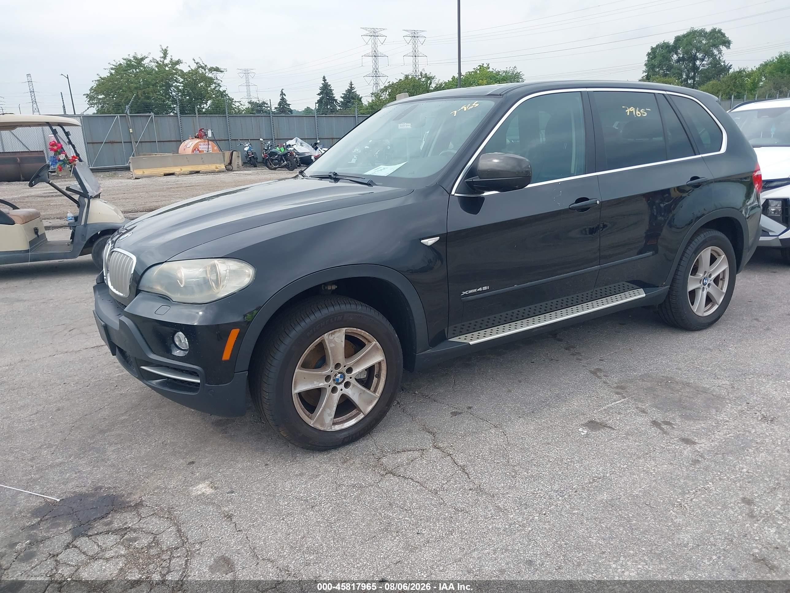2010 Bmw X5 Xdrive48i Black vin: 5UXFE8C5XAL310706