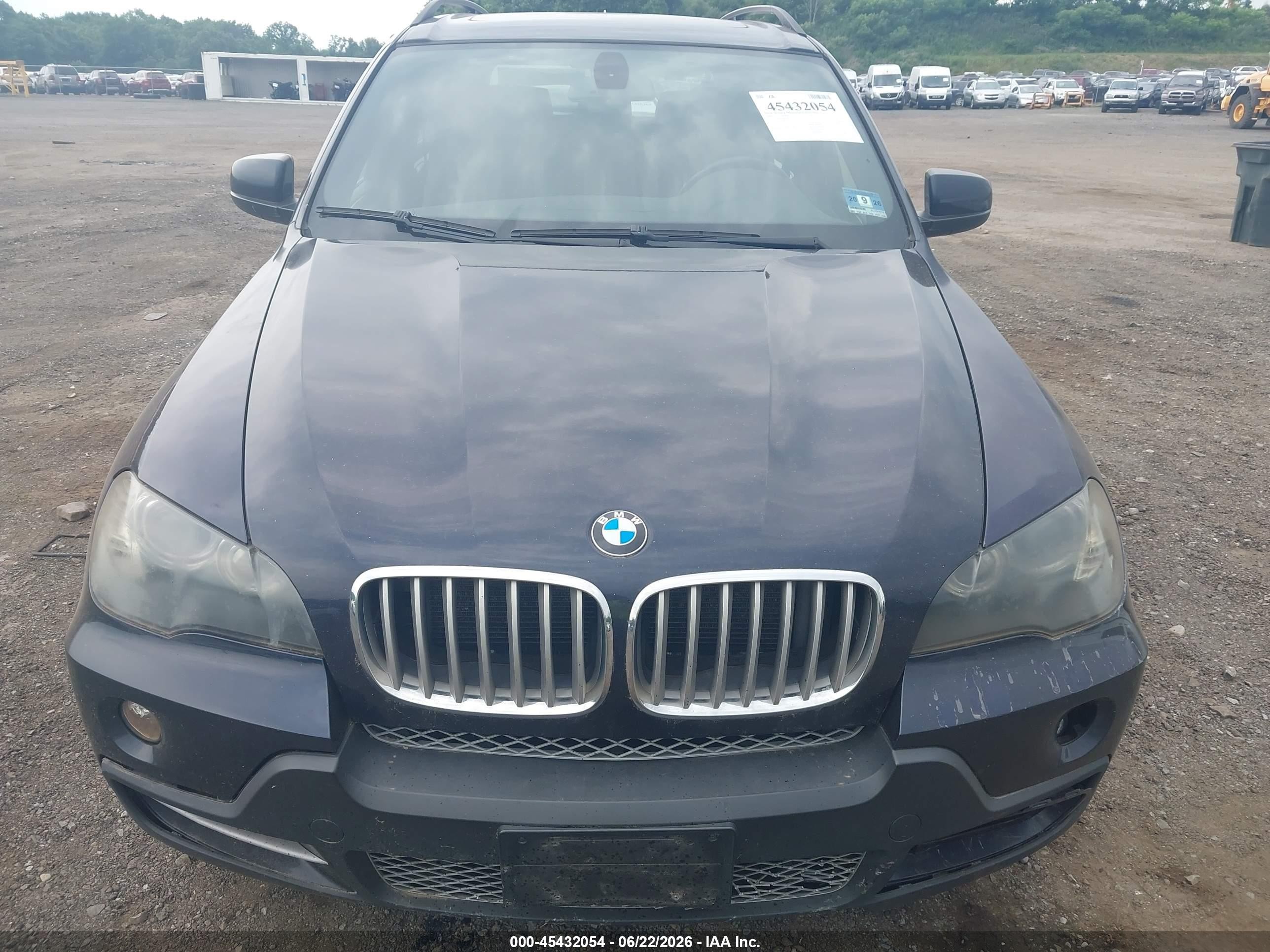 2009 Bmw X5 Xdrive35d Dark Blue vin: 5UXFF03559LJ97645