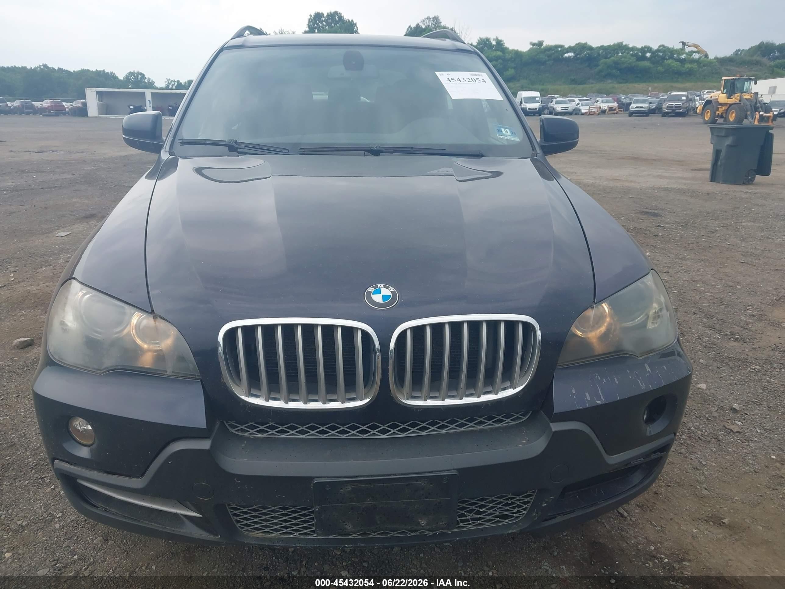 2009 Bmw X5 Xdrive35d Dark Blue vin: 5UXFF03559LJ97645