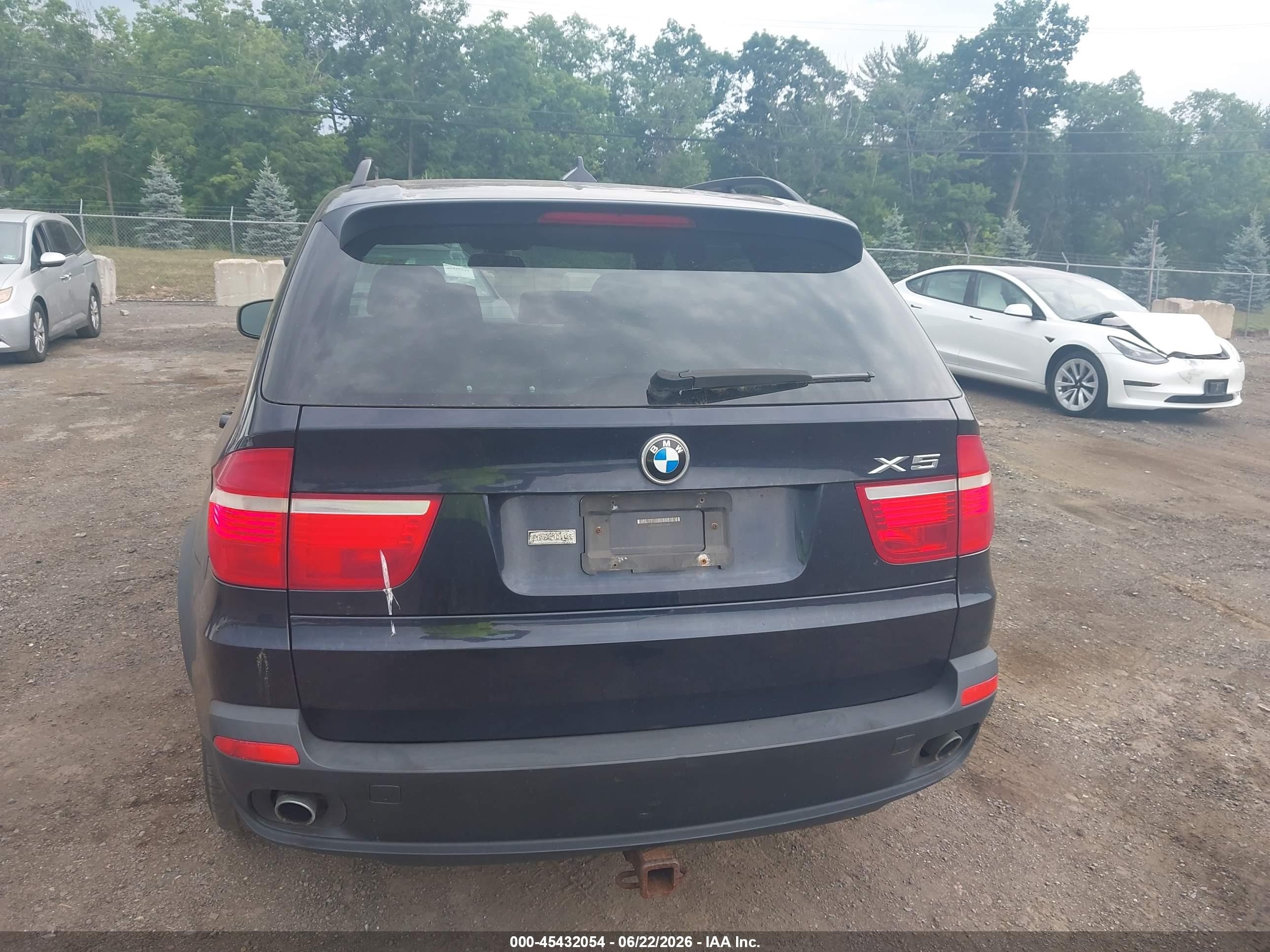 2009 Bmw X5 Xdrive35d Dark Blue vin: 5UXFF03559LJ97645