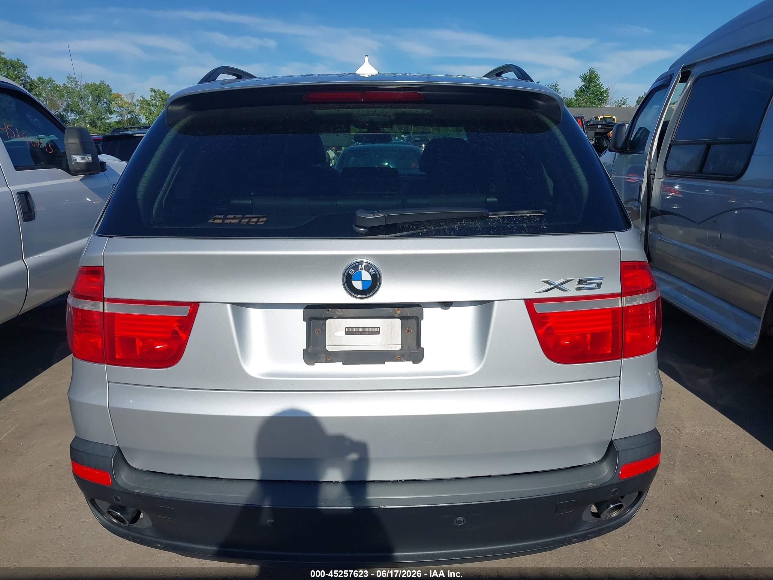2009 Bmw X5 Xdrive35d Silver vin: 5UXFF03559LJ98309