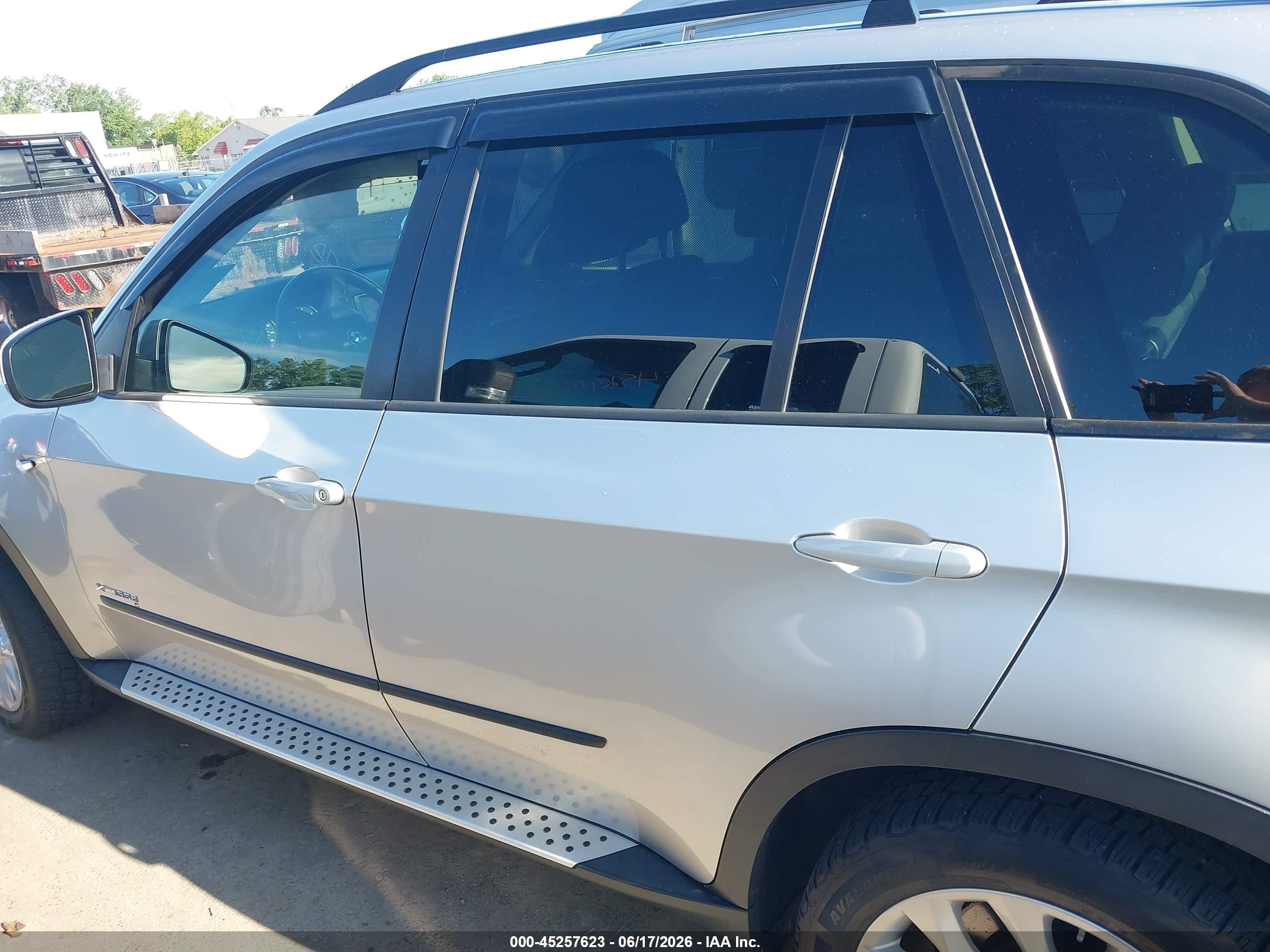 2009 Bmw X5 Xdrive35d Silver vin: 5UXFF03559LJ98309