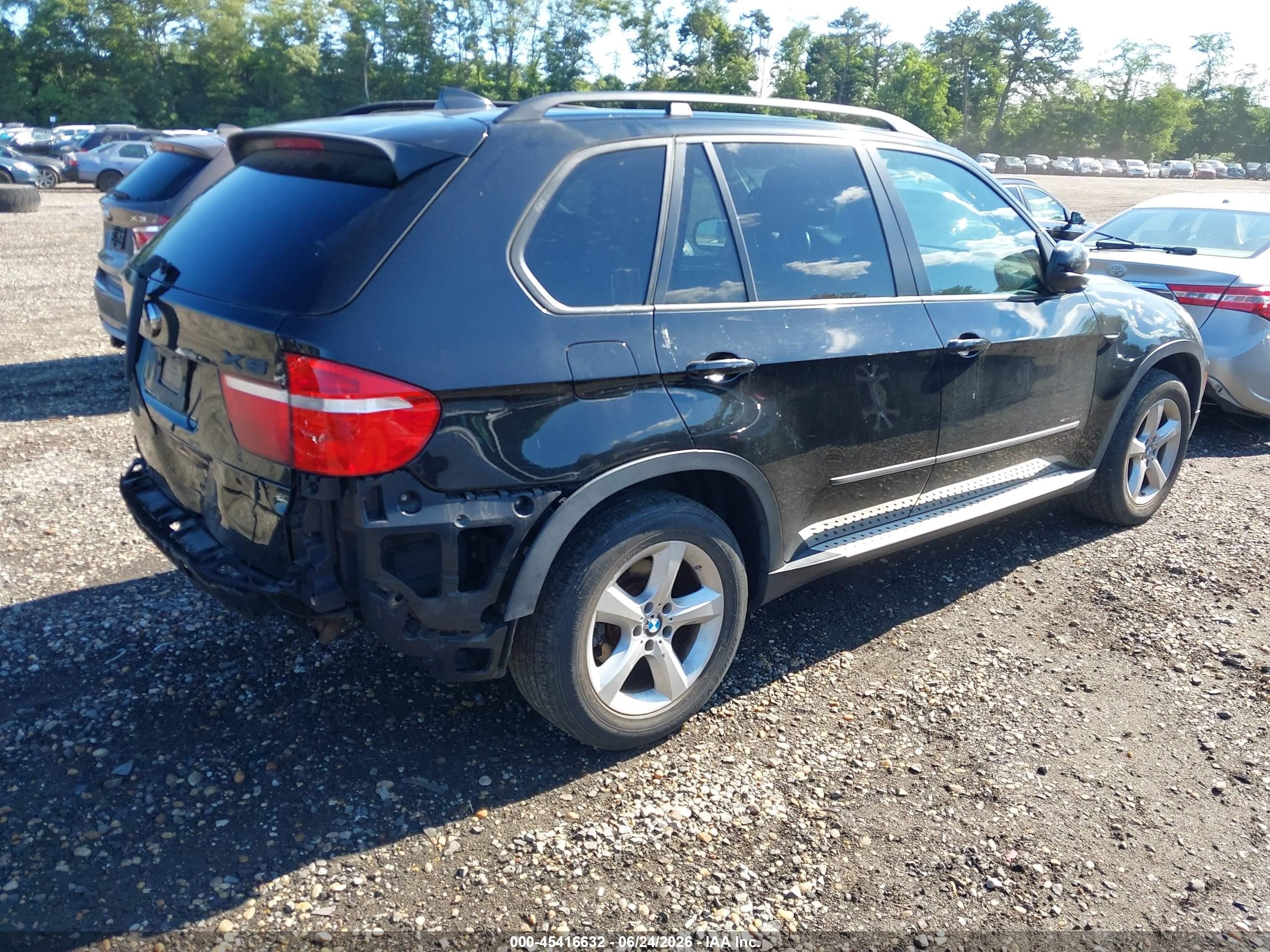 2009 Bmw X5 Xdrive35d Черный vin: 5UXFF03569LJ97024