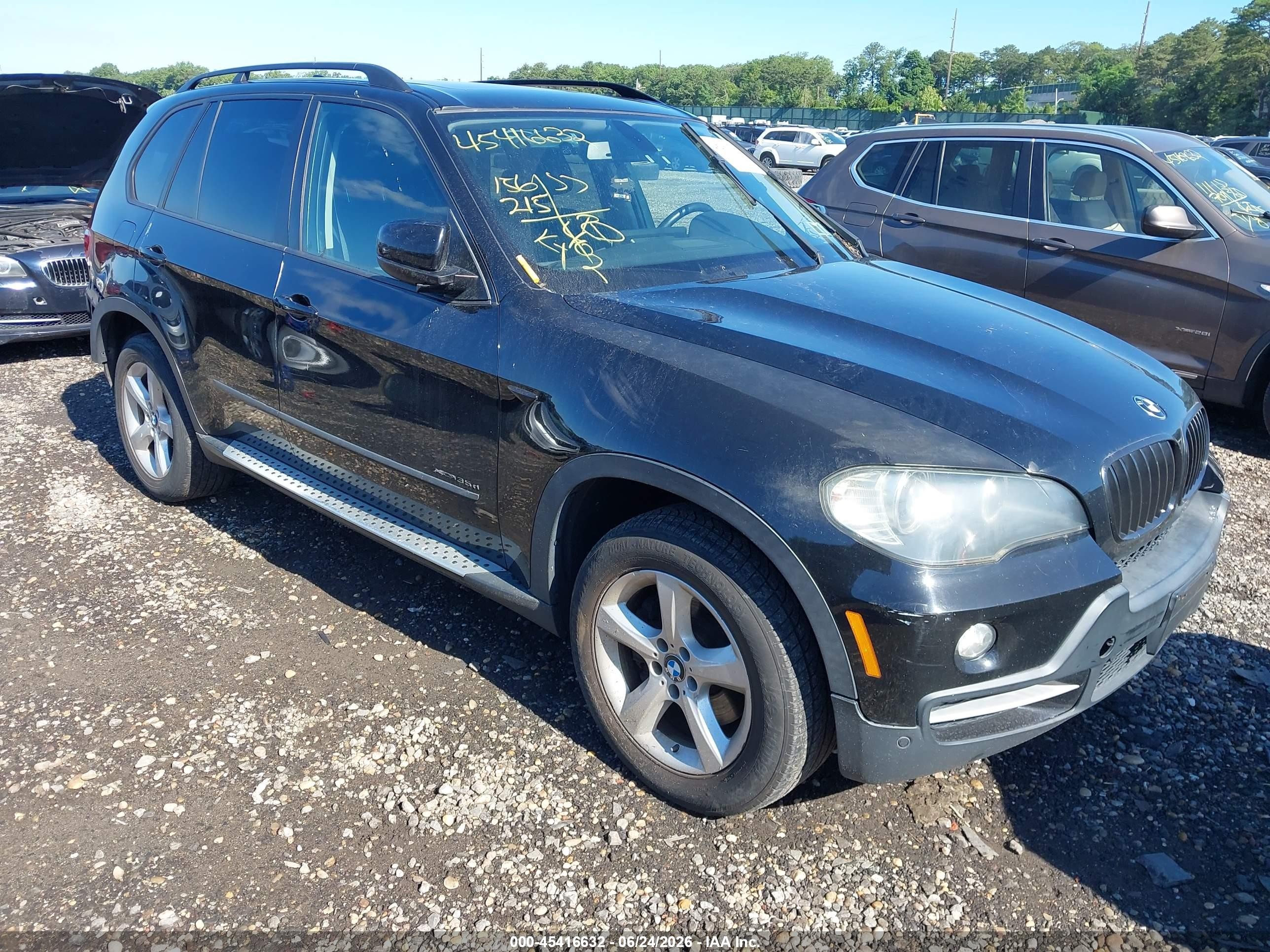 2009 Bmw X5 Xdrive35d Черный vin: 5UXFF03569LJ97024