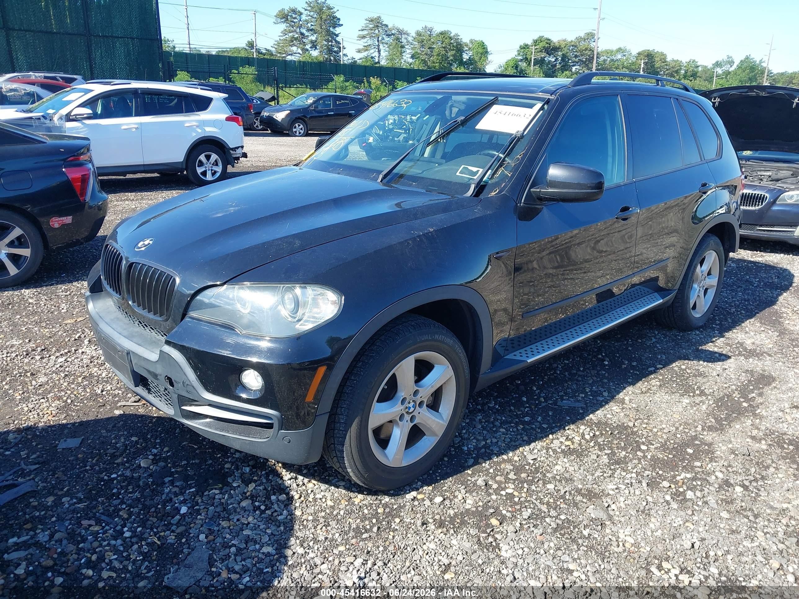 2009 Bmw X5 Xdrive35d Черный vin: 5UXFF03569LJ97024