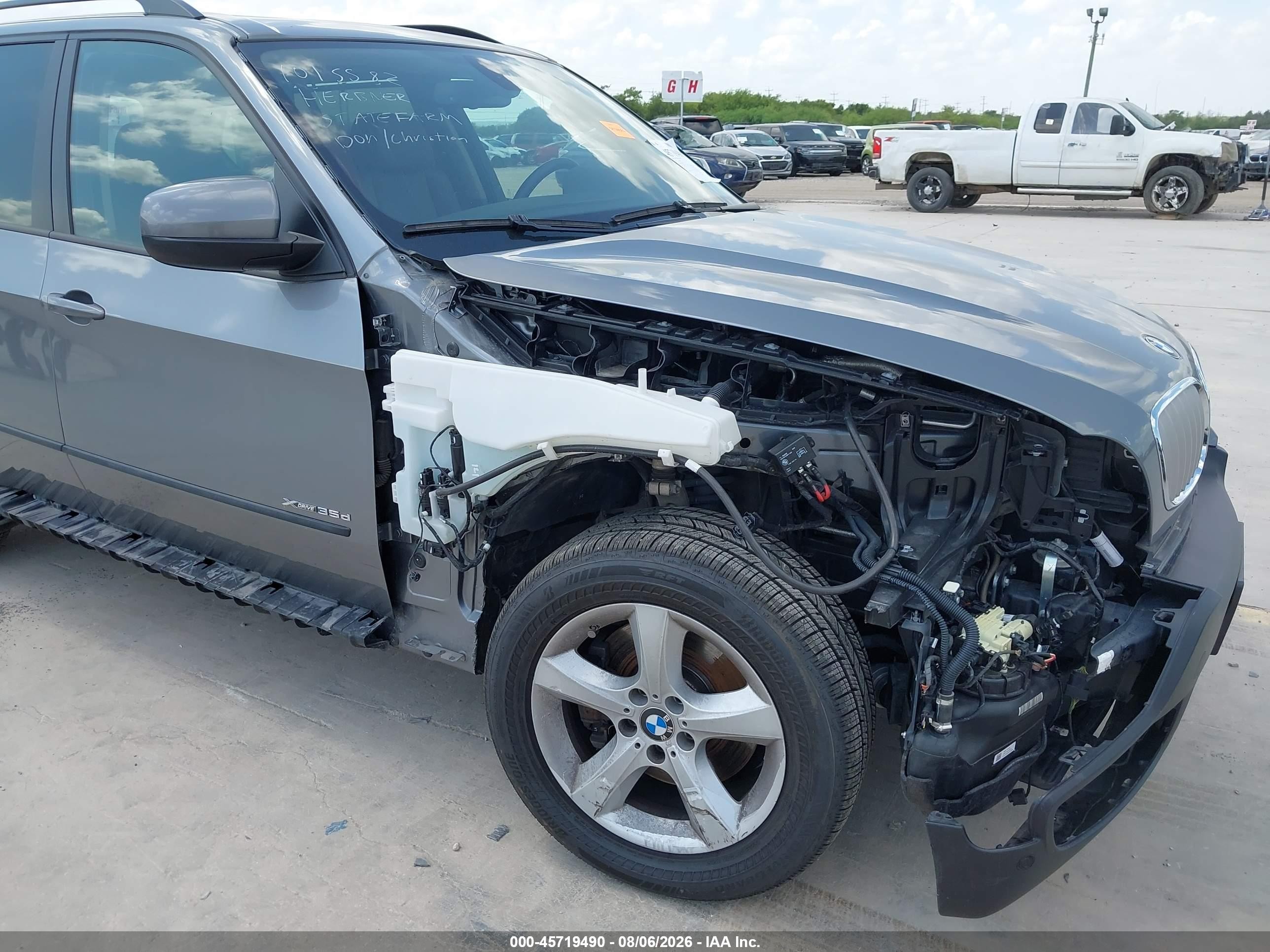 2009 Bmw X5 Xdrive35d Gray vin: 5UXFF03569LJ97704