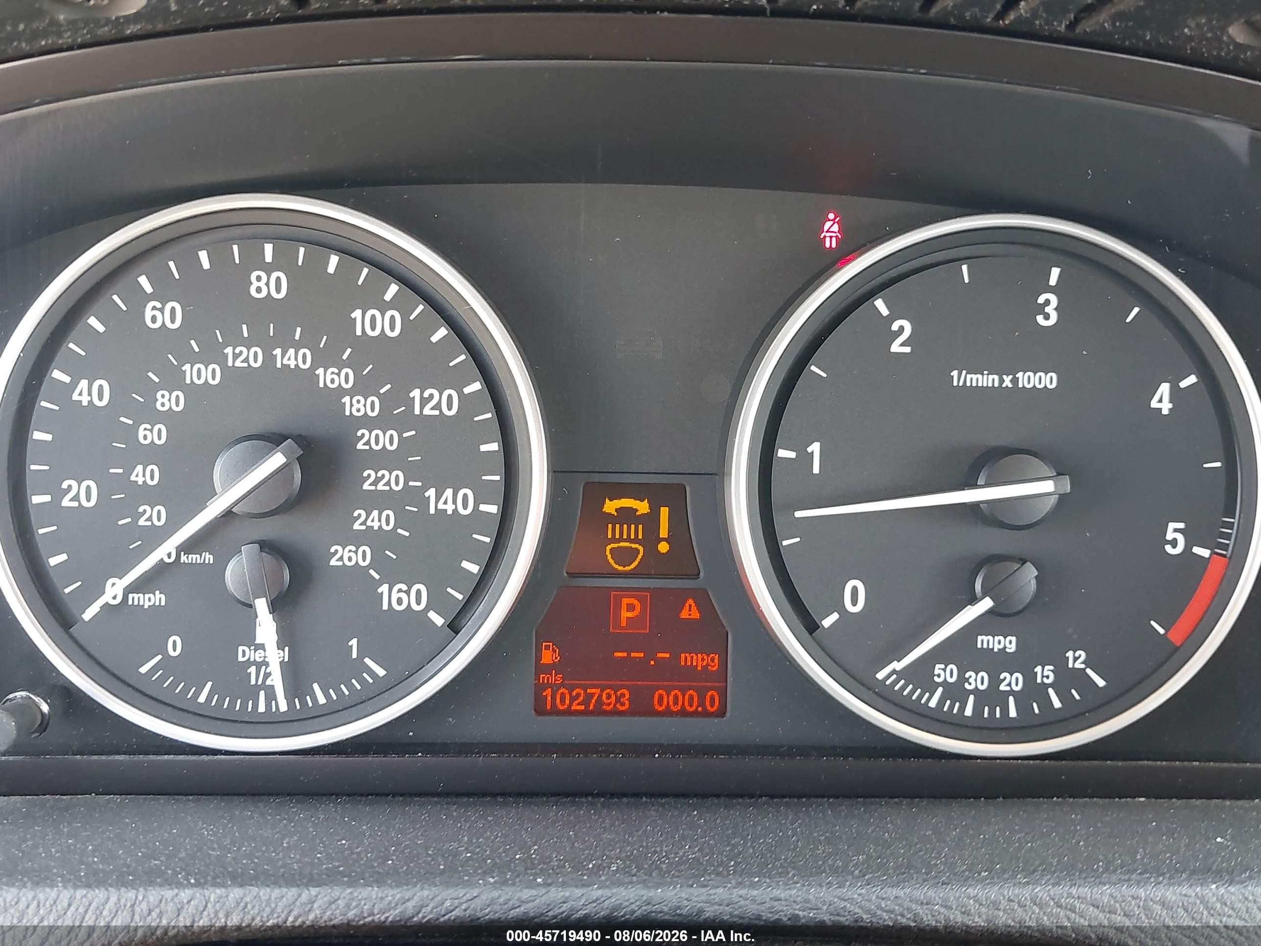 2009 Bmw X5 Xdrive35d Gray vin: 5UXFF03569LJ97704