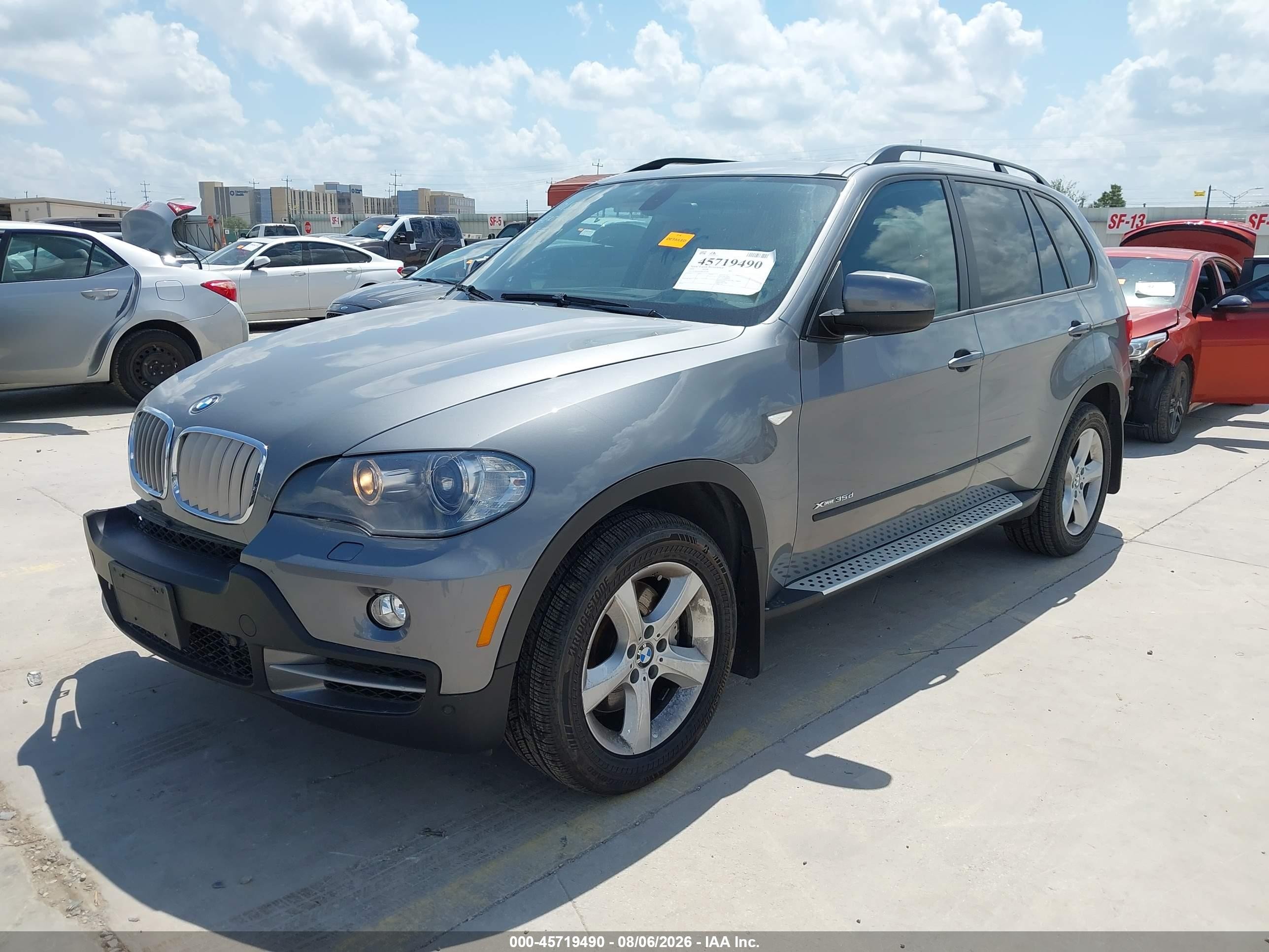 2009 Bmw X5 Xdrive35d Gray vin: 5UXFF03569LJ97704