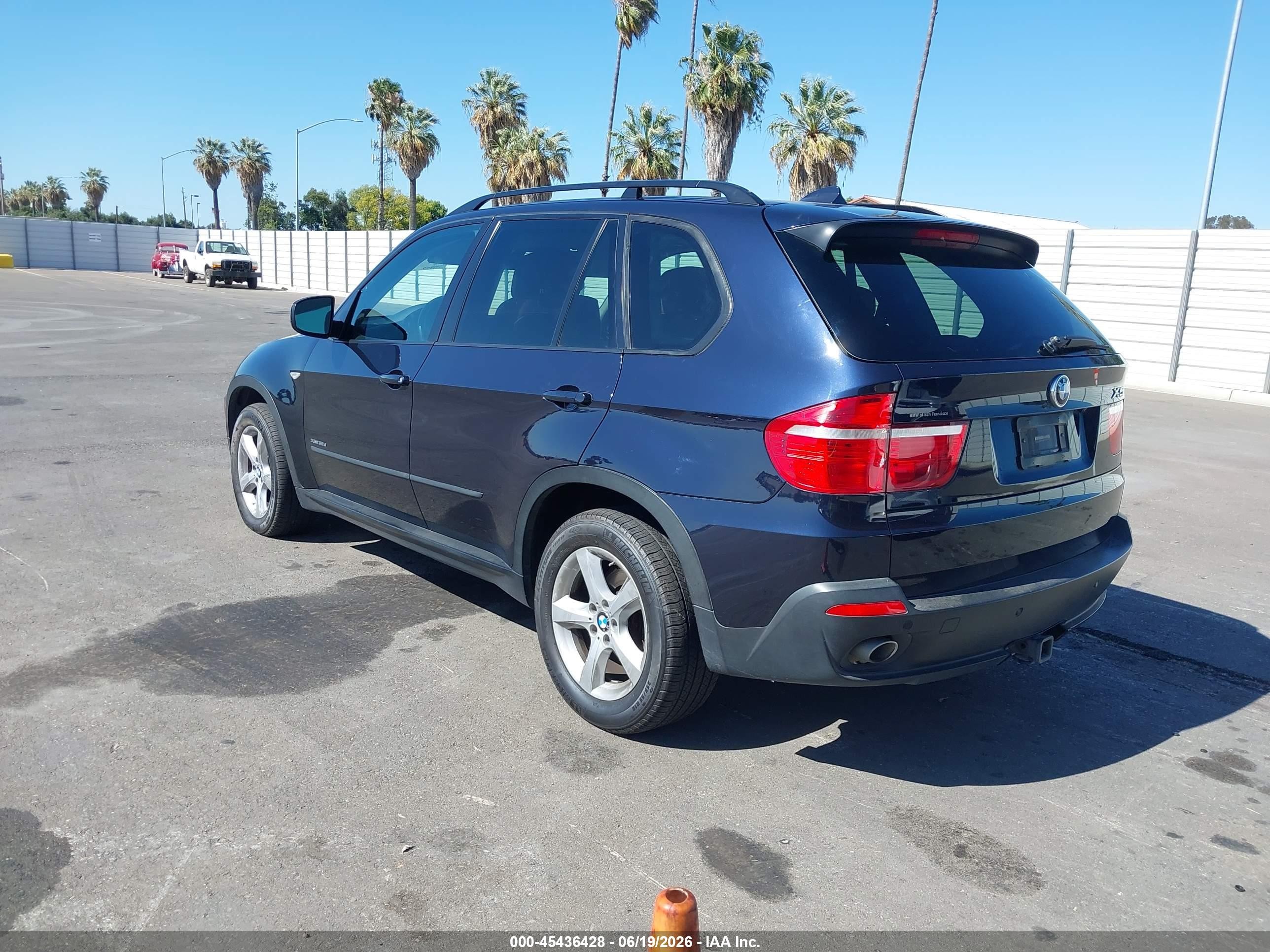2009 Bmw X5 Xdrive35d Blue vin: 5UXFF03579LJ96030