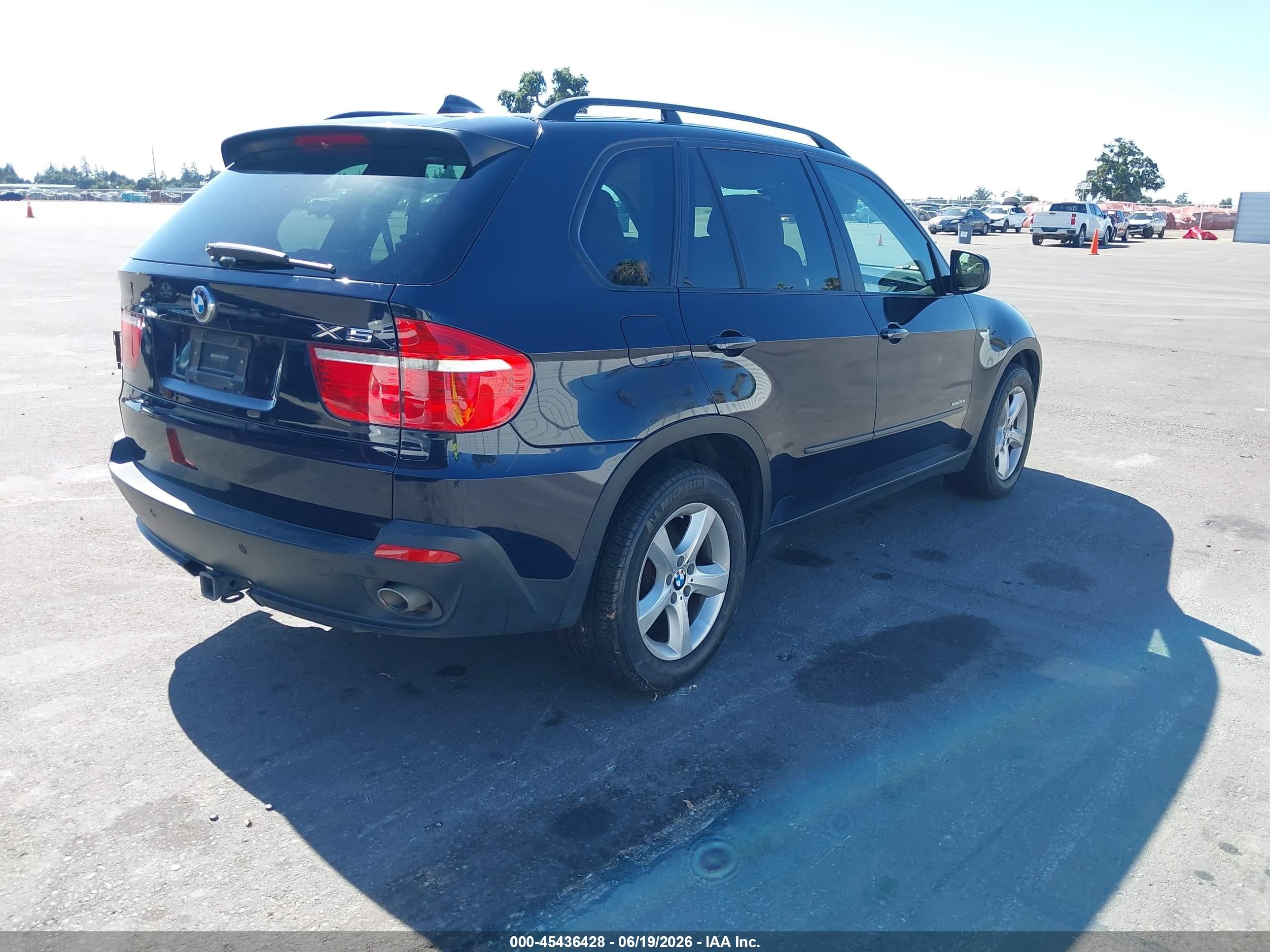 2009 Bmw X5 Xdrive35d Blue vin: 5UXFF03579LJ96030
