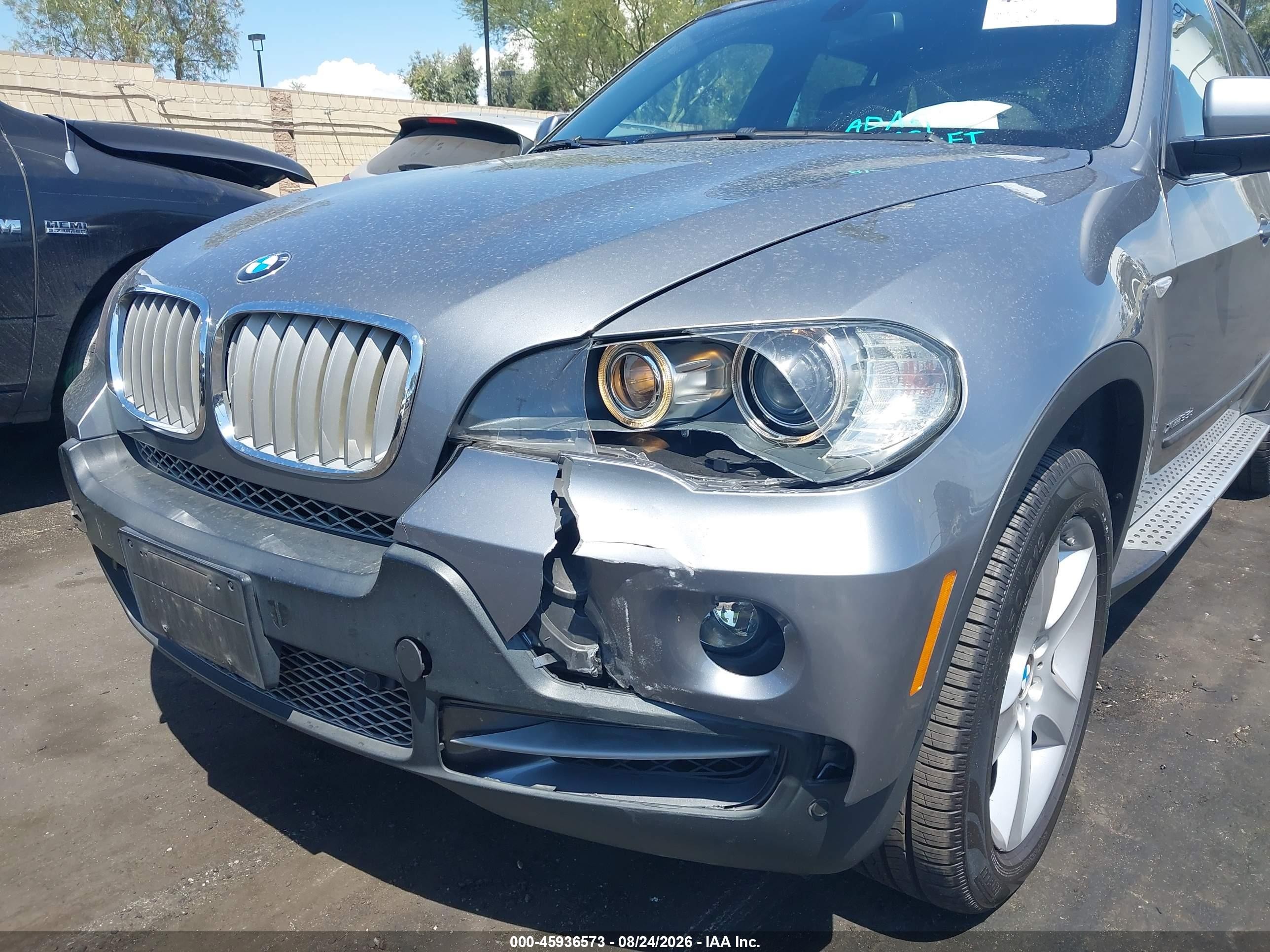 2009 Bmw X5 Xdrive35d Серебряный vin: 5UXFF035X9LJ96149