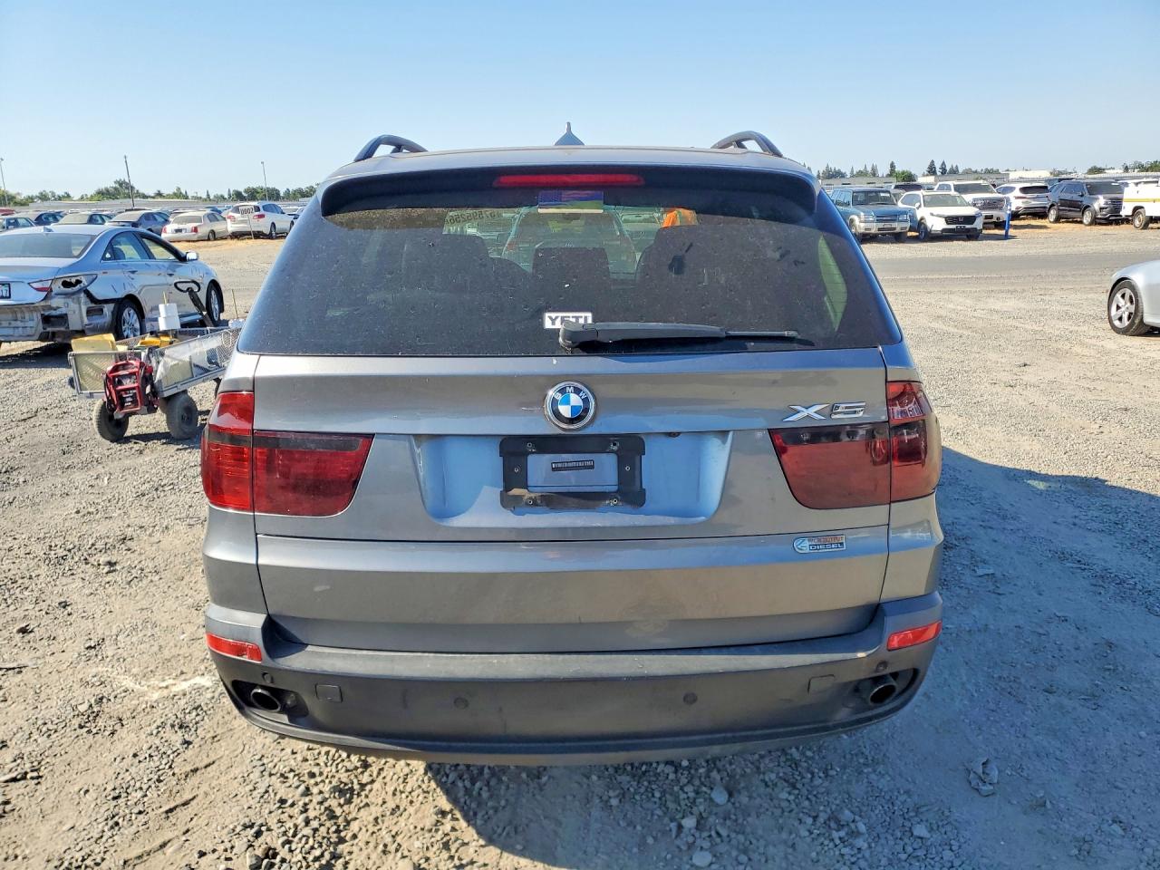 2010 Bmw X5 Xdrive35d Gray vin: 5UXFF0C51ALT75300