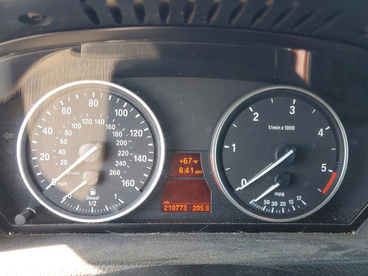 2010 Bmw X5 Xdrive35d Gray vin: 5UXFF0C51ALT75300