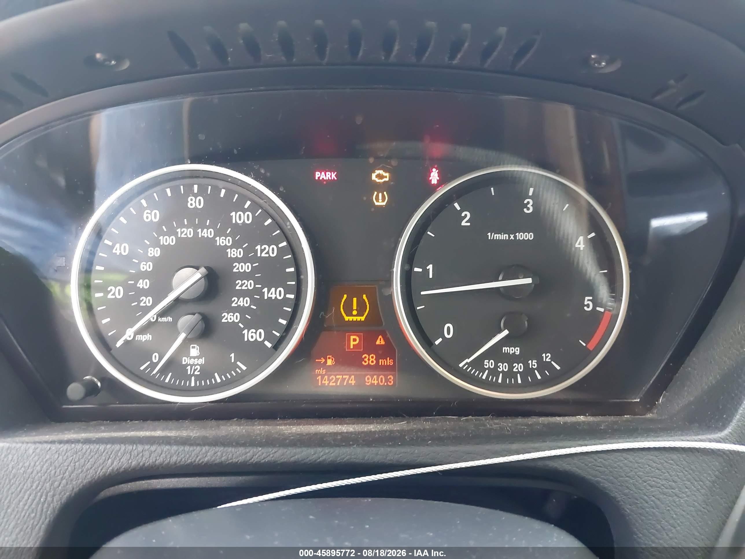 2010 Bmw X5 Xdrive35d Серый vin: 5UXFF0C55ALT75932