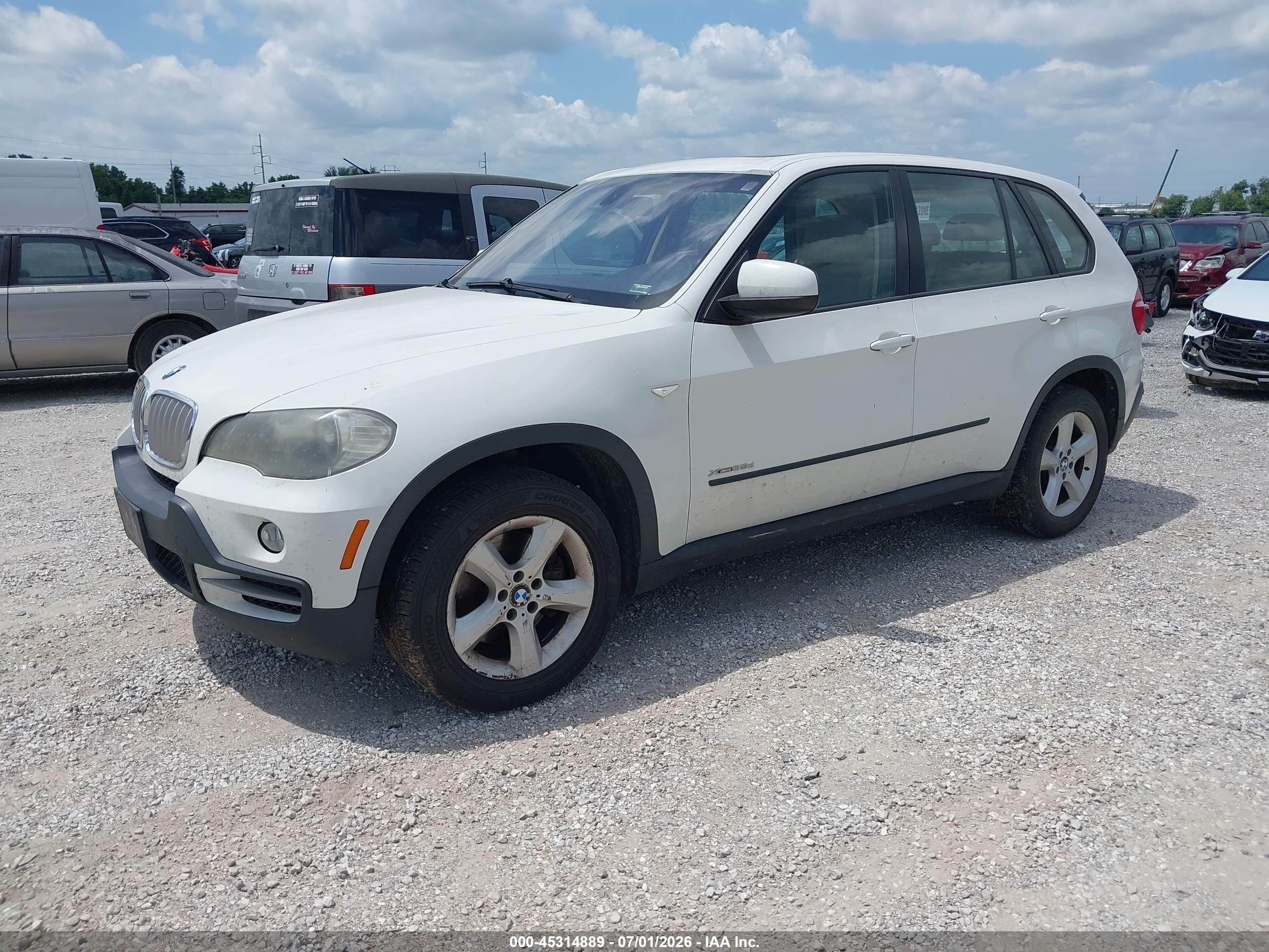 2010 Bmw X5 Xdrive35d White vin: 5UXFF0C57ALT75964