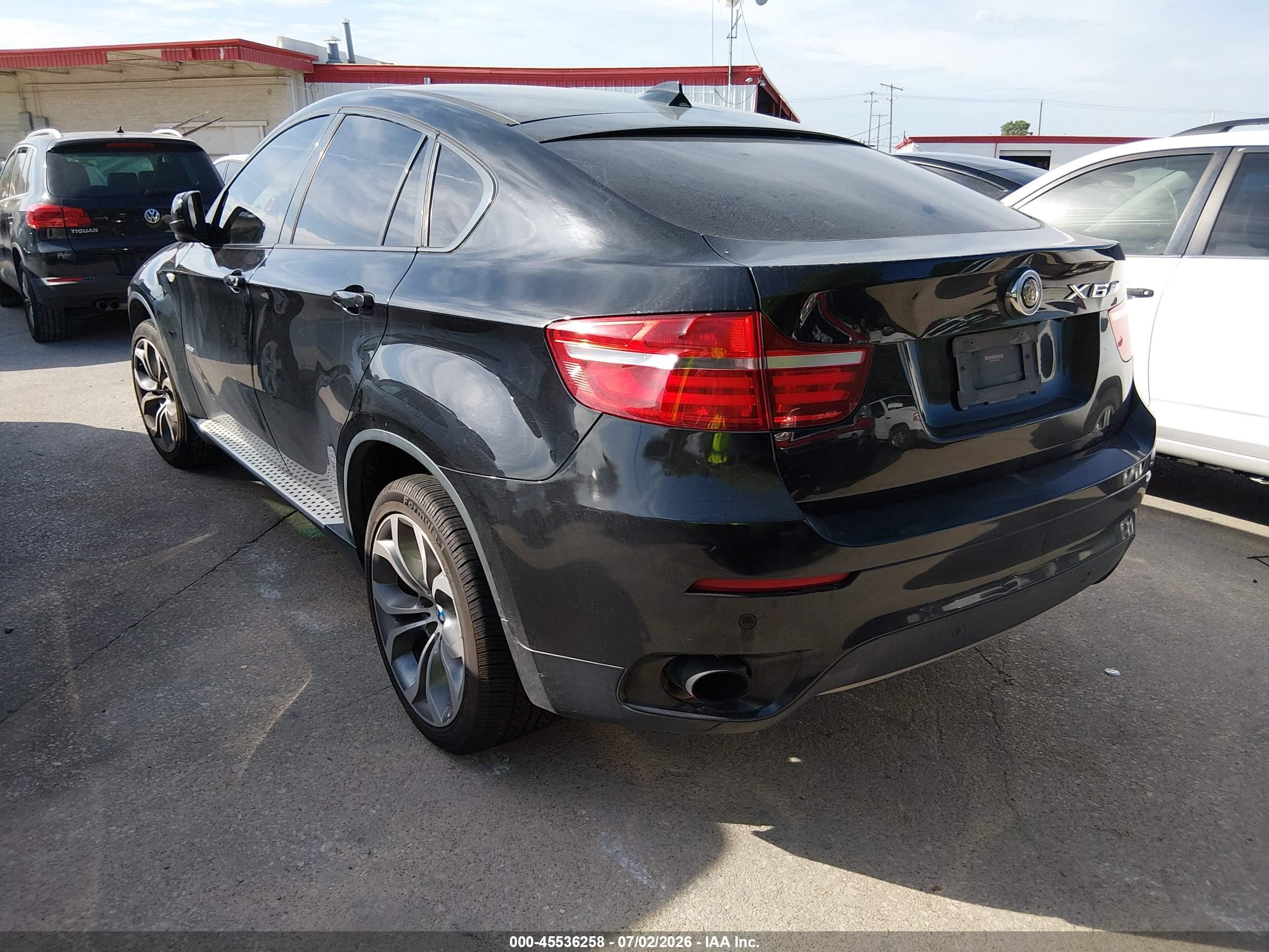 2013 Bmw X6 Xdrive35i Black vin: 5UXFG2C50DL786345
