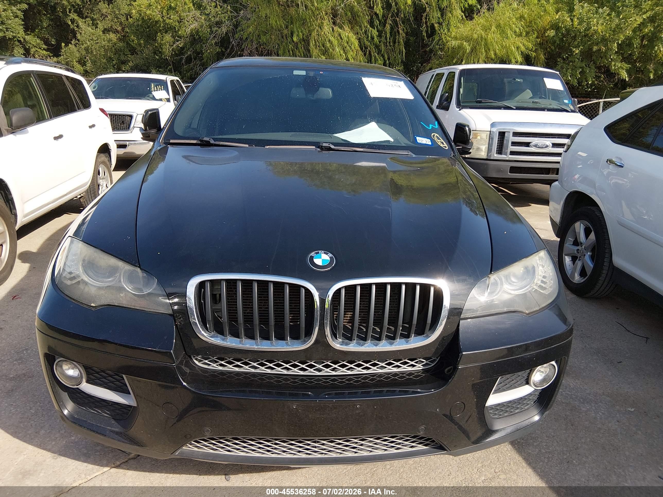 2013 Bmw X6 Xdrive35i Black vin: 5UXFG2C50DL786345