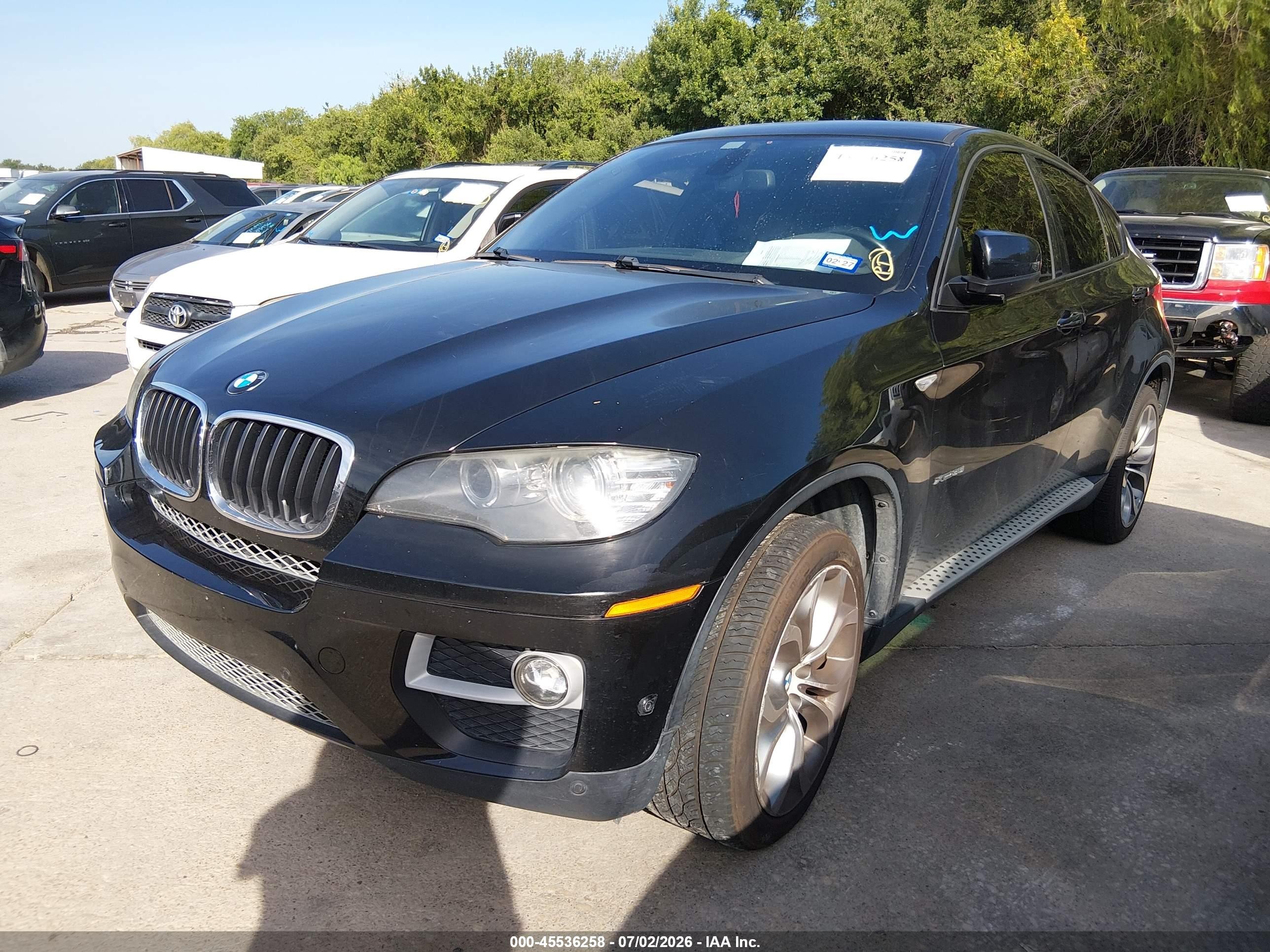 2013 Bmw X6 Xdrive35i Black vin: 5UXFG2C50DL786345