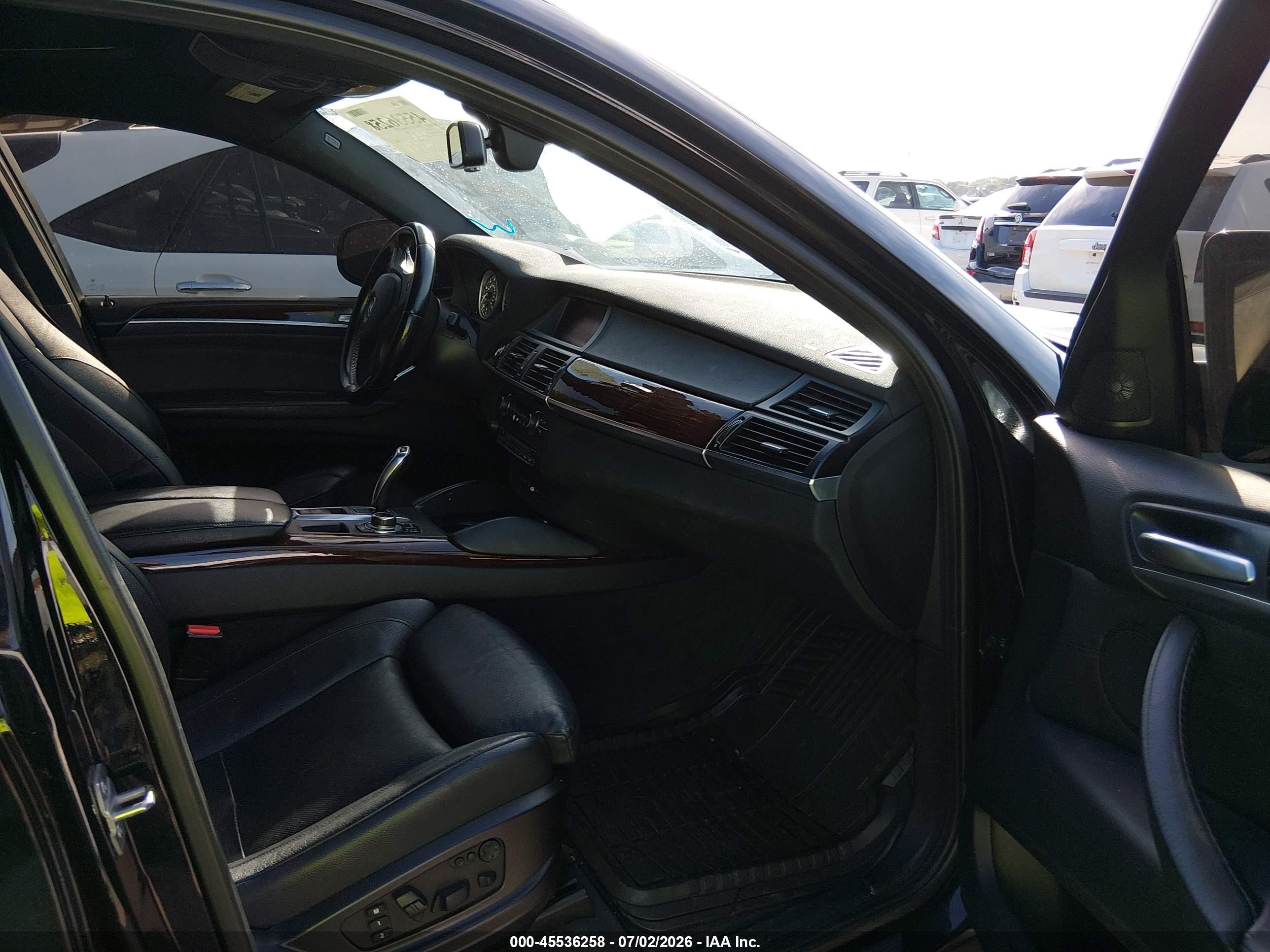 2013 Bmw X6 Xdrive35i Black vin: 5UXFG2C50DL786345