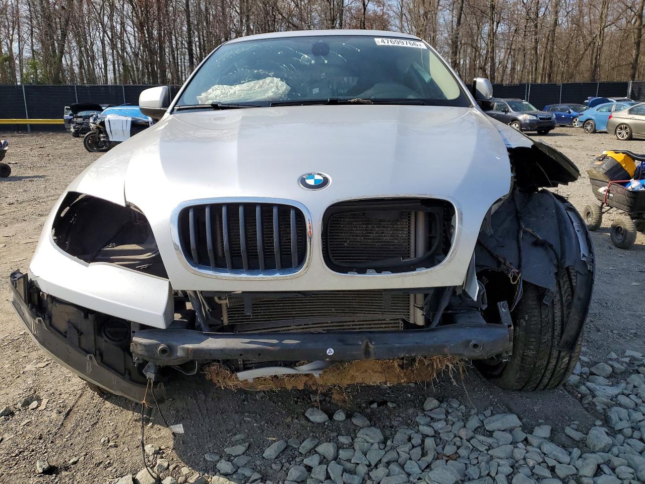 2014 Bmw X6 Xdrive35i Silver vin: 5UXFG2C50E0H09741