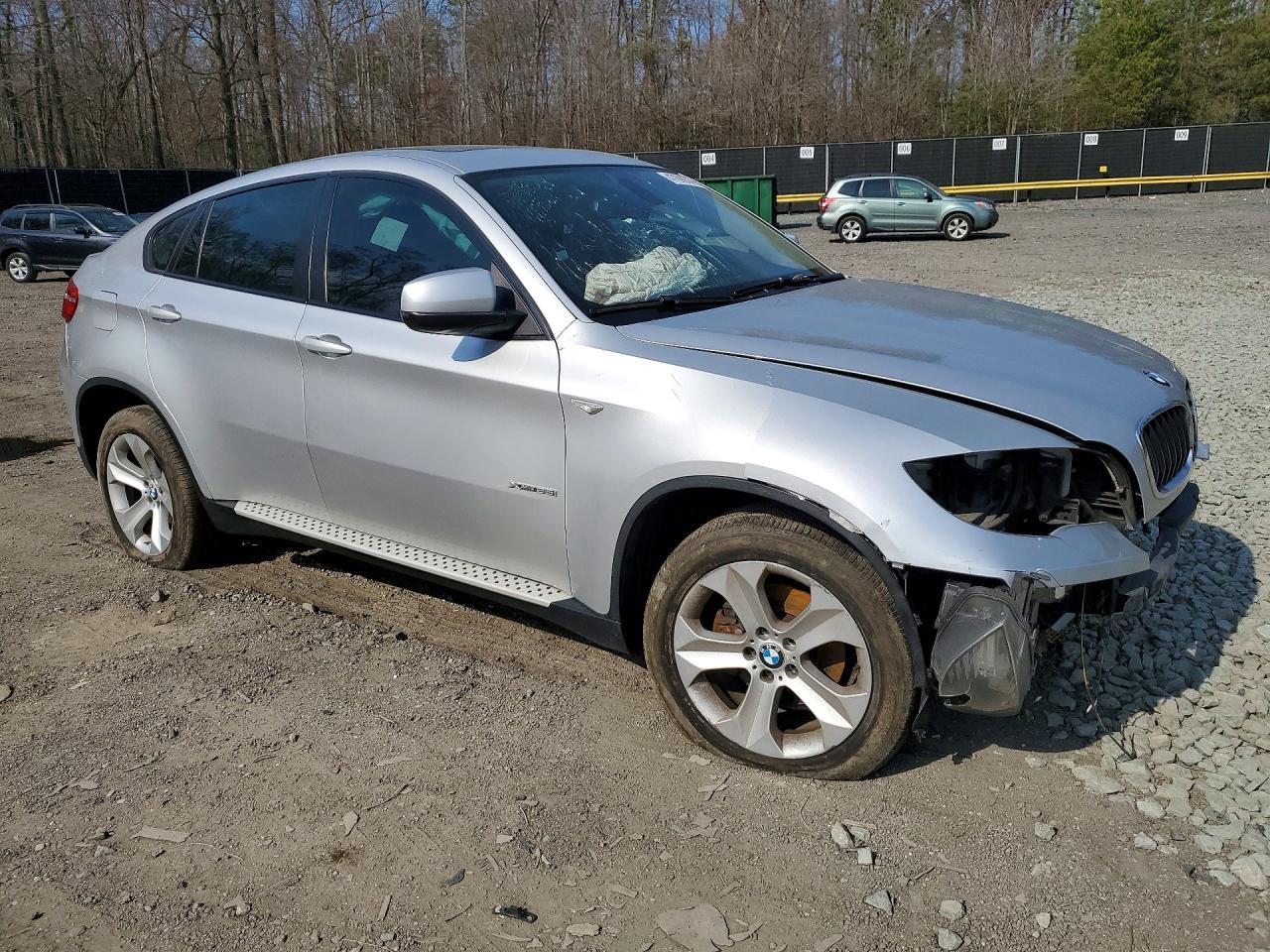 2014 Bmw X6 Xdrive35i Silver vin: 5UXFG2C50E0H09741