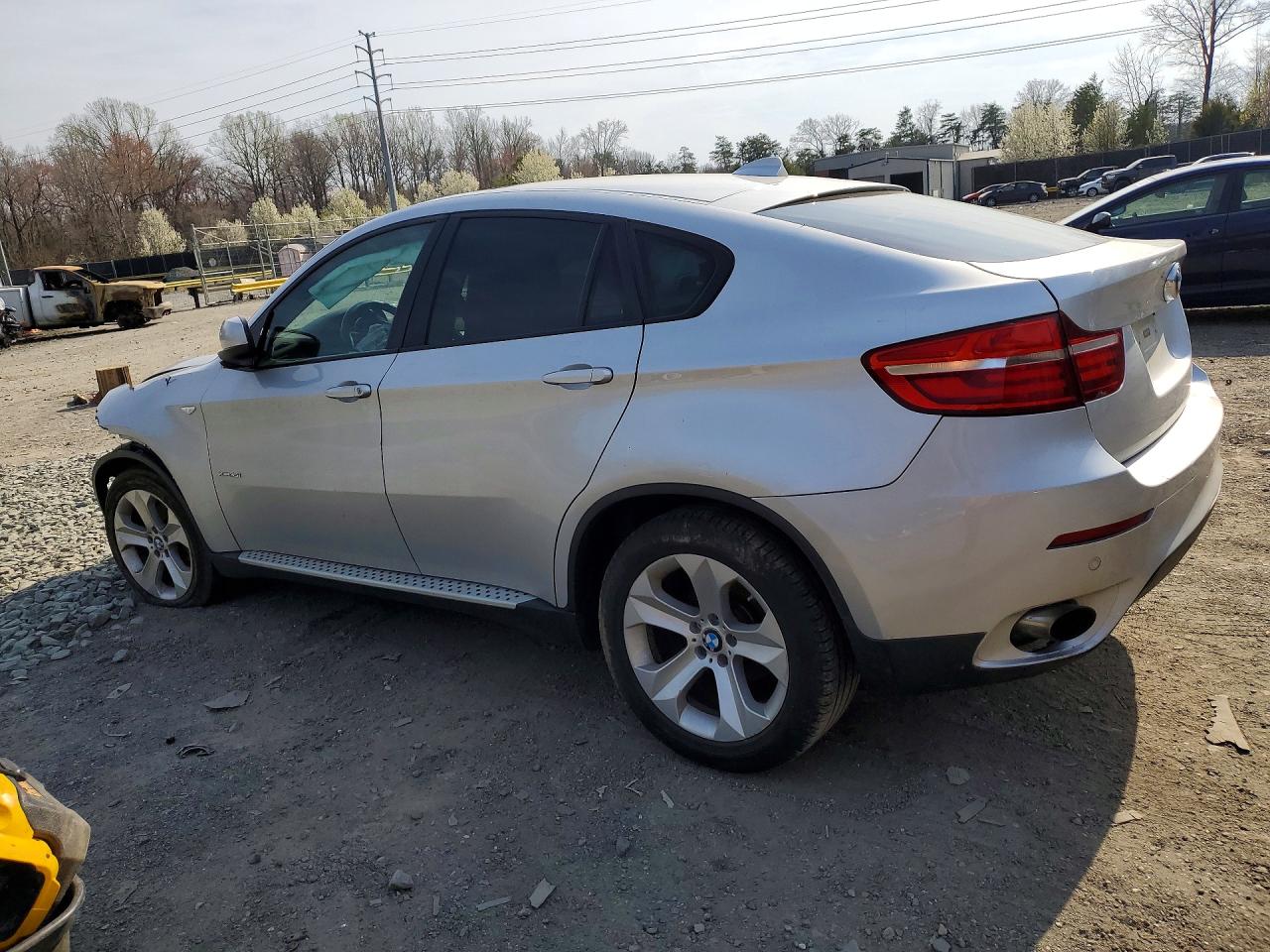 2014 Bmw X6 Xdrive35i Silver vin: 5UXFG2C50E0H09741