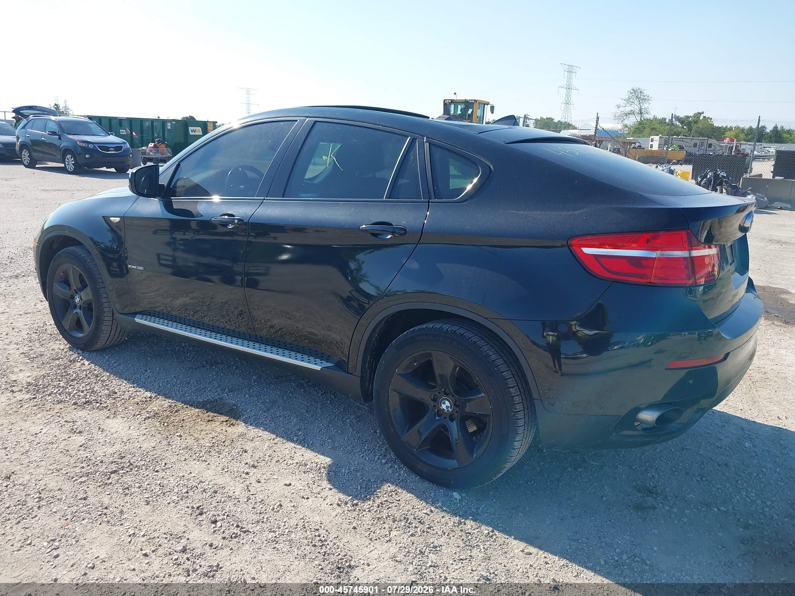 2014 Bmw X6 Xdrive35i Black vin: 5UXFG2C50E0H10307