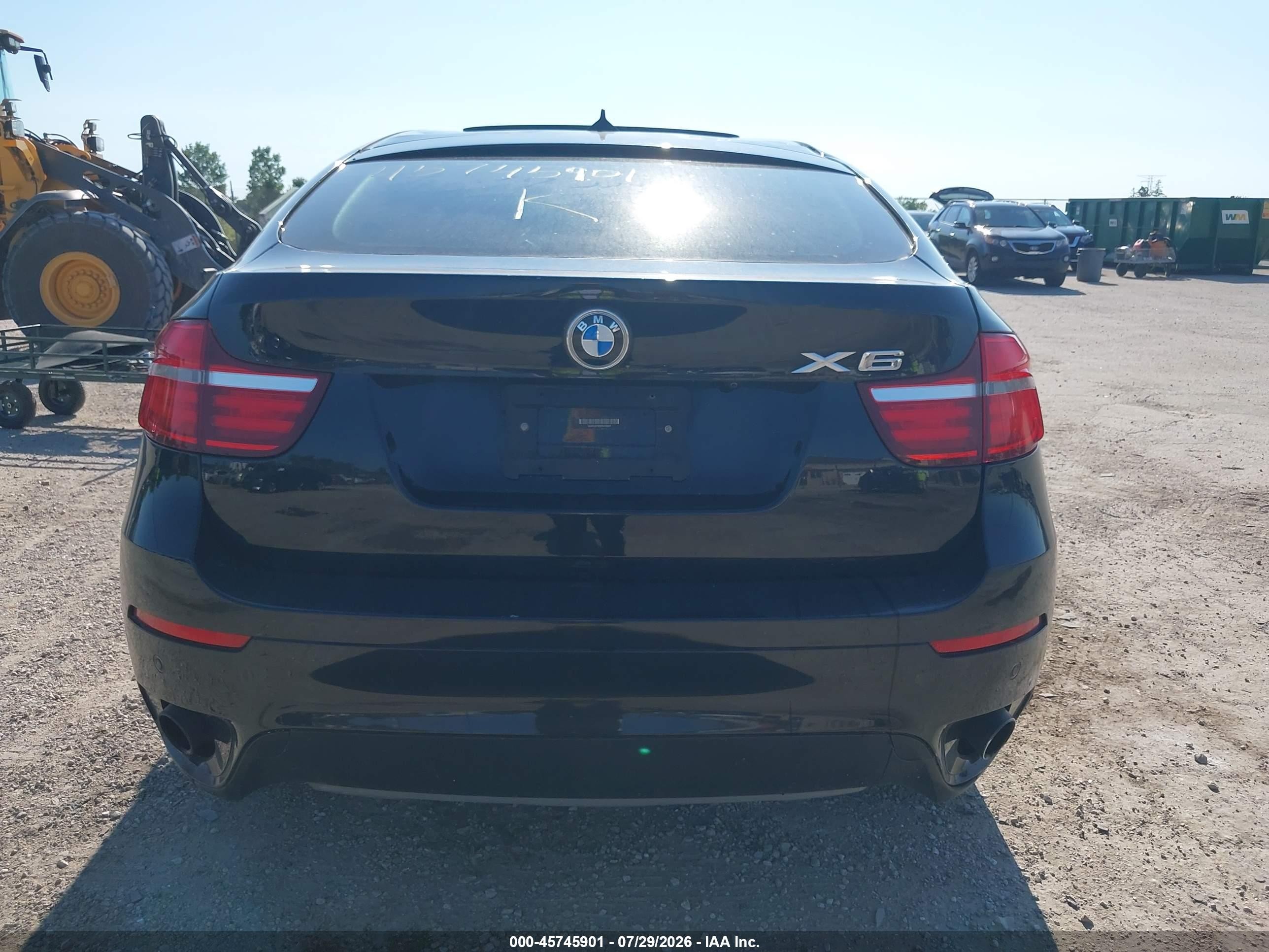 2014 Bmw X6 Xdrive35i Black vin: 5UXFG2C50E0H10307