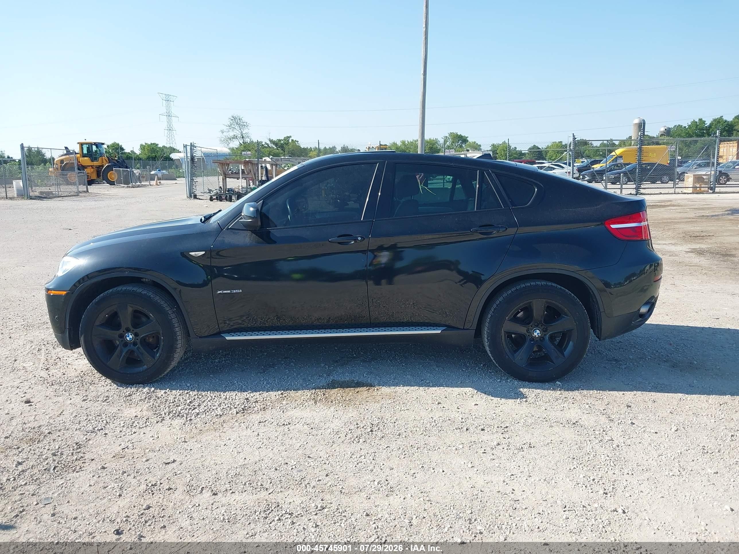 2014 Bmw X6 Xdrive35i Black vin: 5UXFG2C50E0H10307