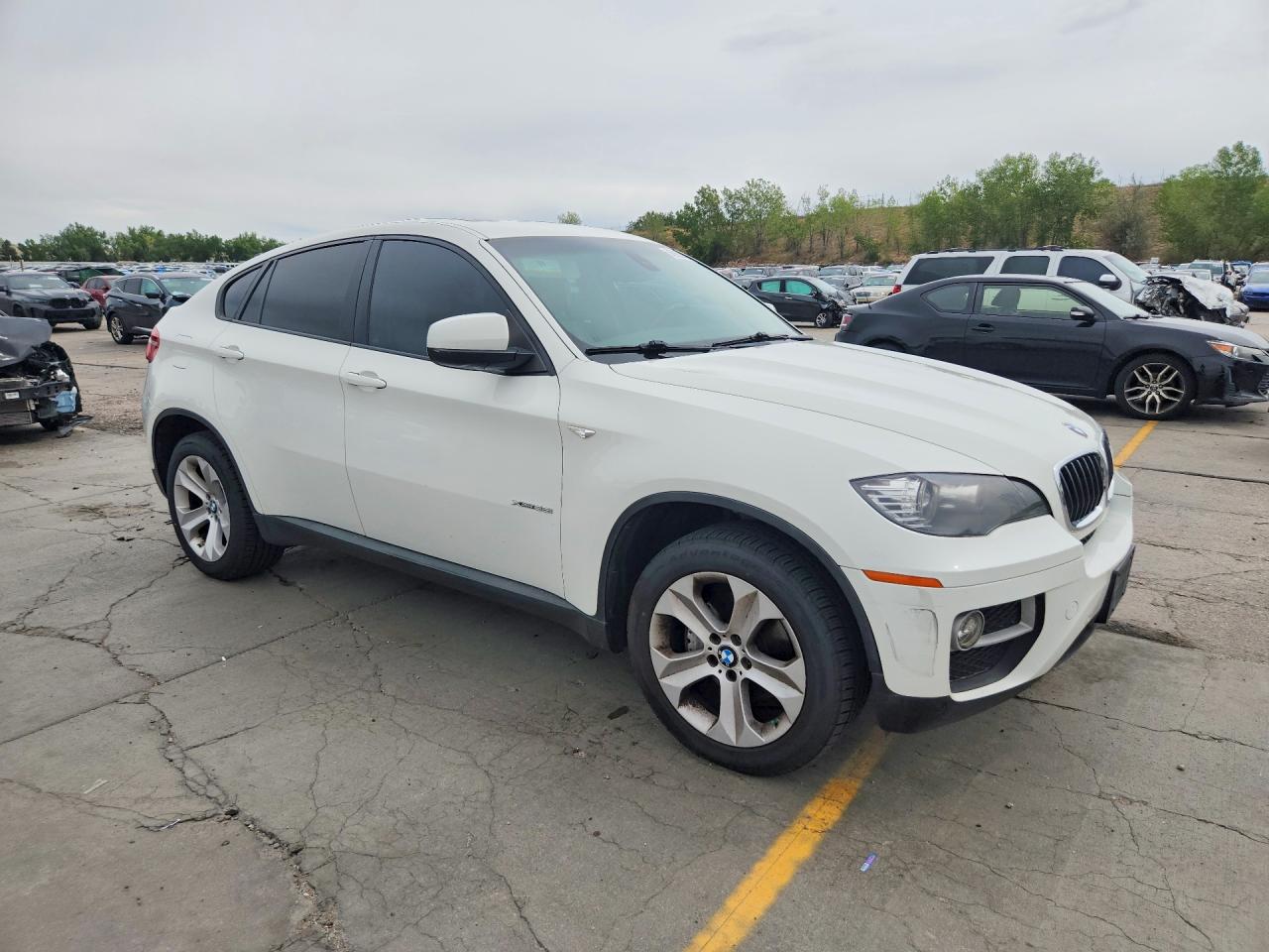 2014 Bmw X6 Xdrive35i Белый vin: 5UXFG2C50E0H10548