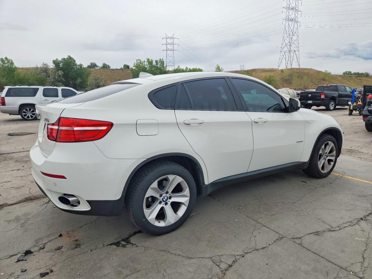 2014 Bmw X6 Xdrive35i Белый vin: 5UXFG2C50E0H10548