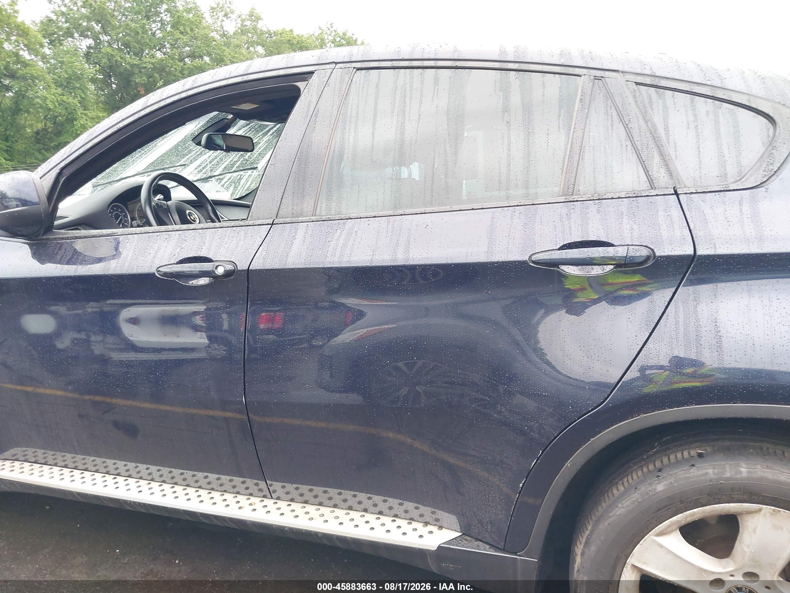 2011 Bmw X6 Xdrive35i Blue vin: 5UXFG2C51BLX08234