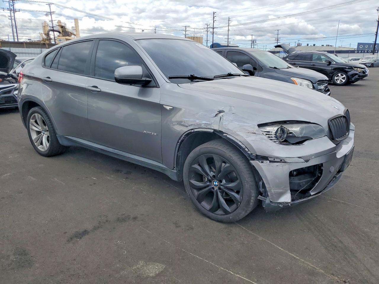 2012 Bmw X6 Xdrive35i Silver vin: 5UXFG2C51CLX09756