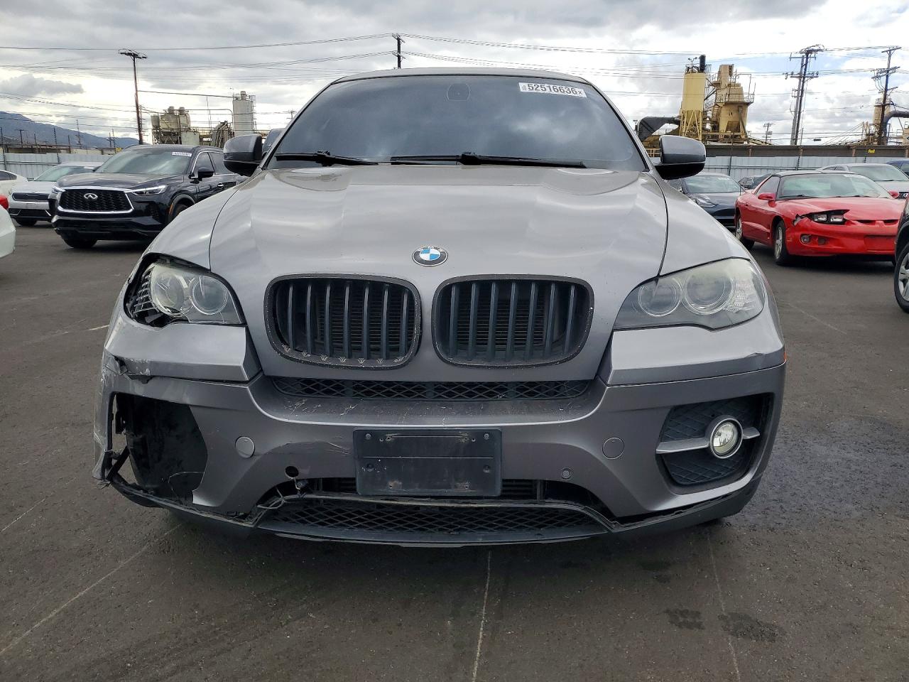 2012 Bmw X6 Xdrive35i Silver vin: 5UXFG2C51CLX09756