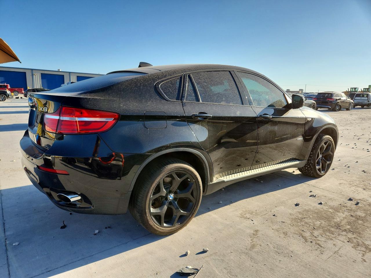 2013 Bmw X6 Xdrive35i Black vin: 5UXFG2C51DL783969