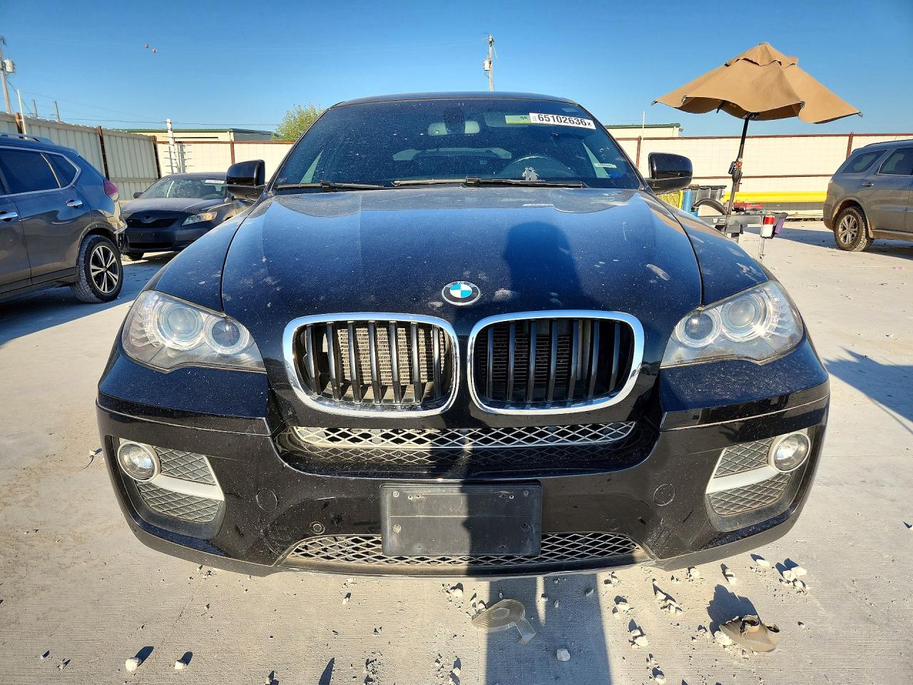 2013 Bmw X6 Xdrive35i Black vin: 5UXFG2C51DL783969