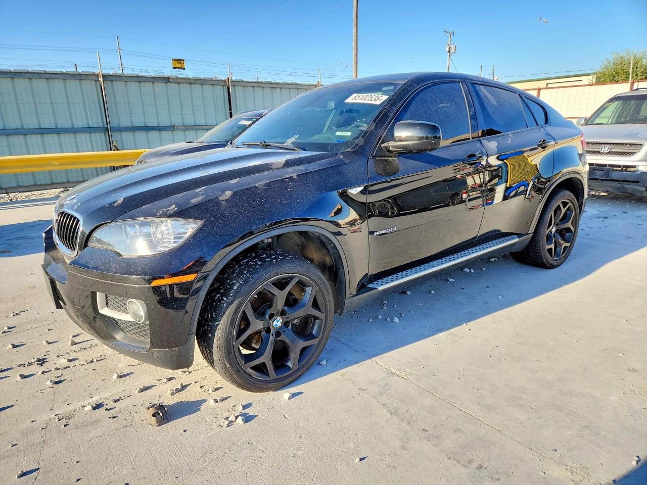 2013 Bmw X6 Xdrive35i Black vin: 5UXFG2C51DL783969