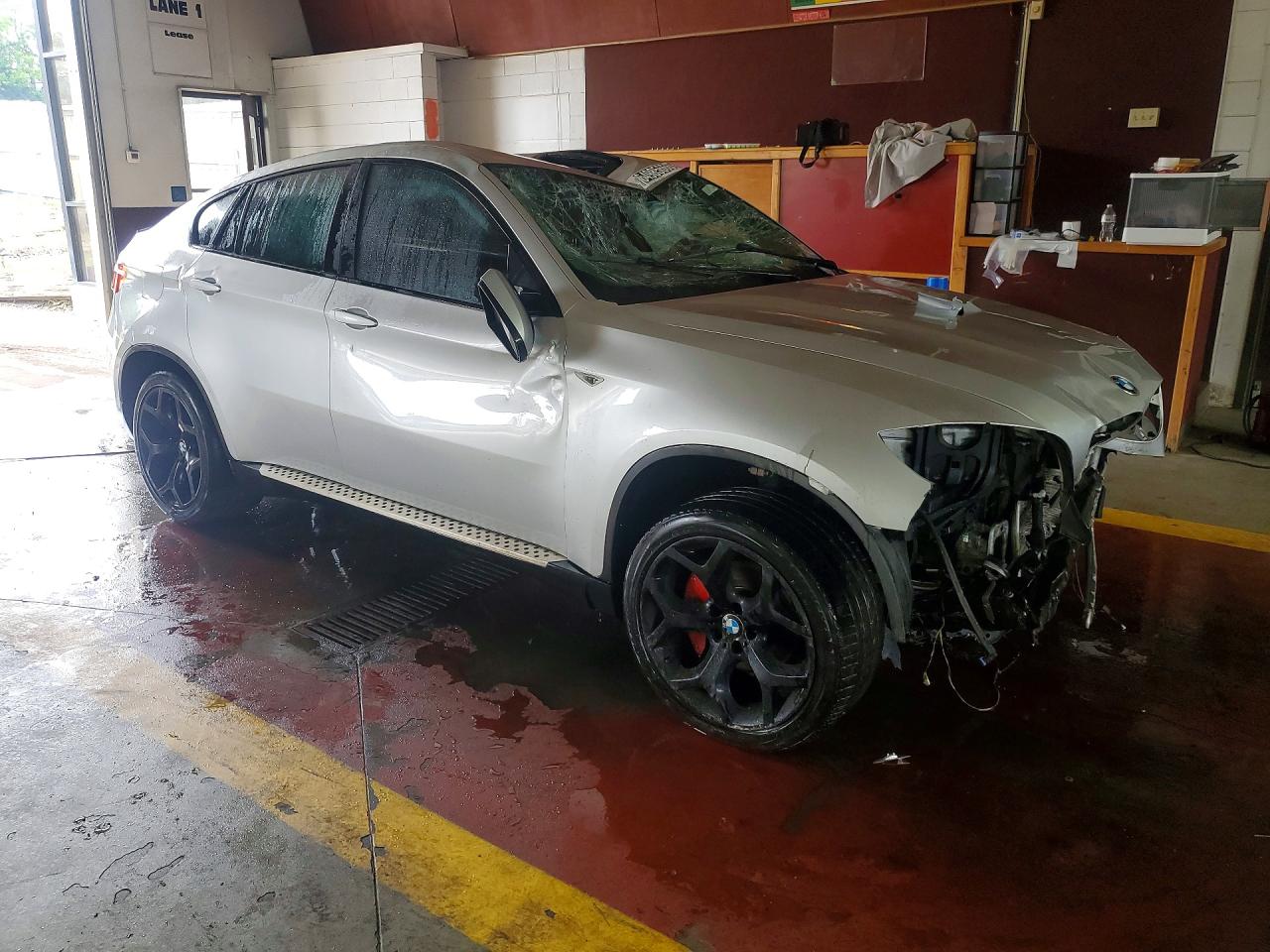 2013 Bmw X6 Xdrive35i Silver vin: 5UXFG2C51DL786662