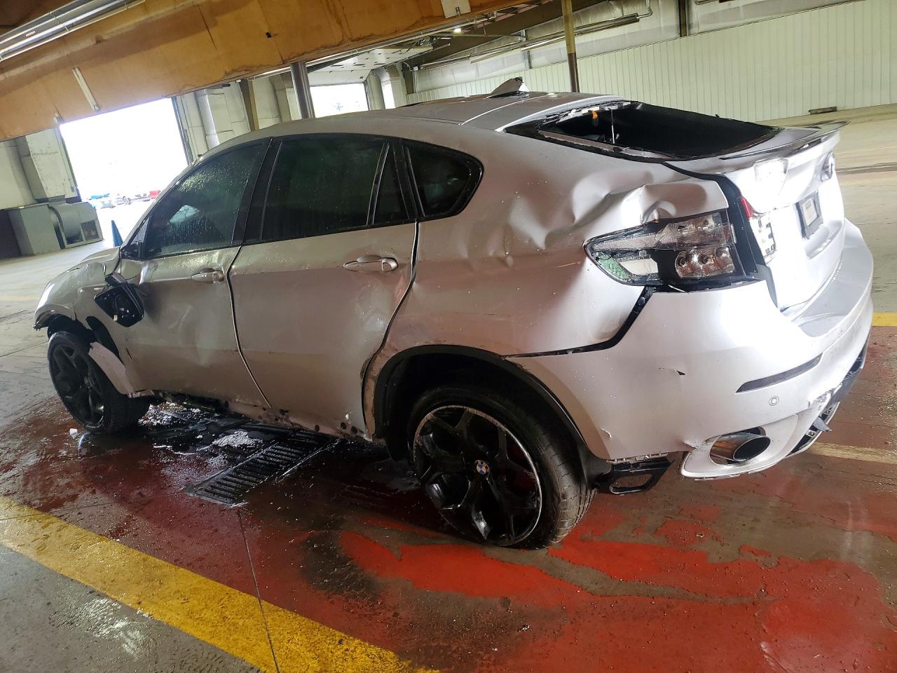 2013 Bmw X6 Xdrive35i Silver vin: 5UXFG2C51DL786662