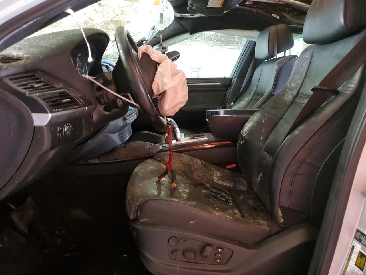 2013 Bmw X6 Xdrive35i Silver vin: 5UXFG2C51DL786662 Damage: Airbag - Front Left, Deployed, Replacement Required