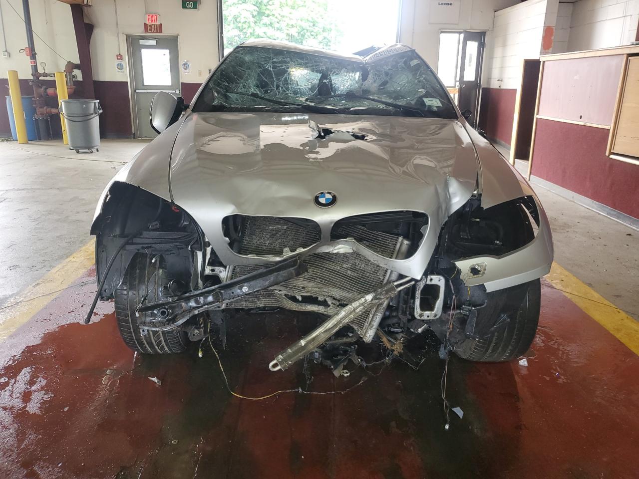 2013 Bmw X6 Xdrive35i Silver vin: 5UXFG2C51DL786662 Damage: Front Bumper Reinforcement, Bent, > 12 Inches