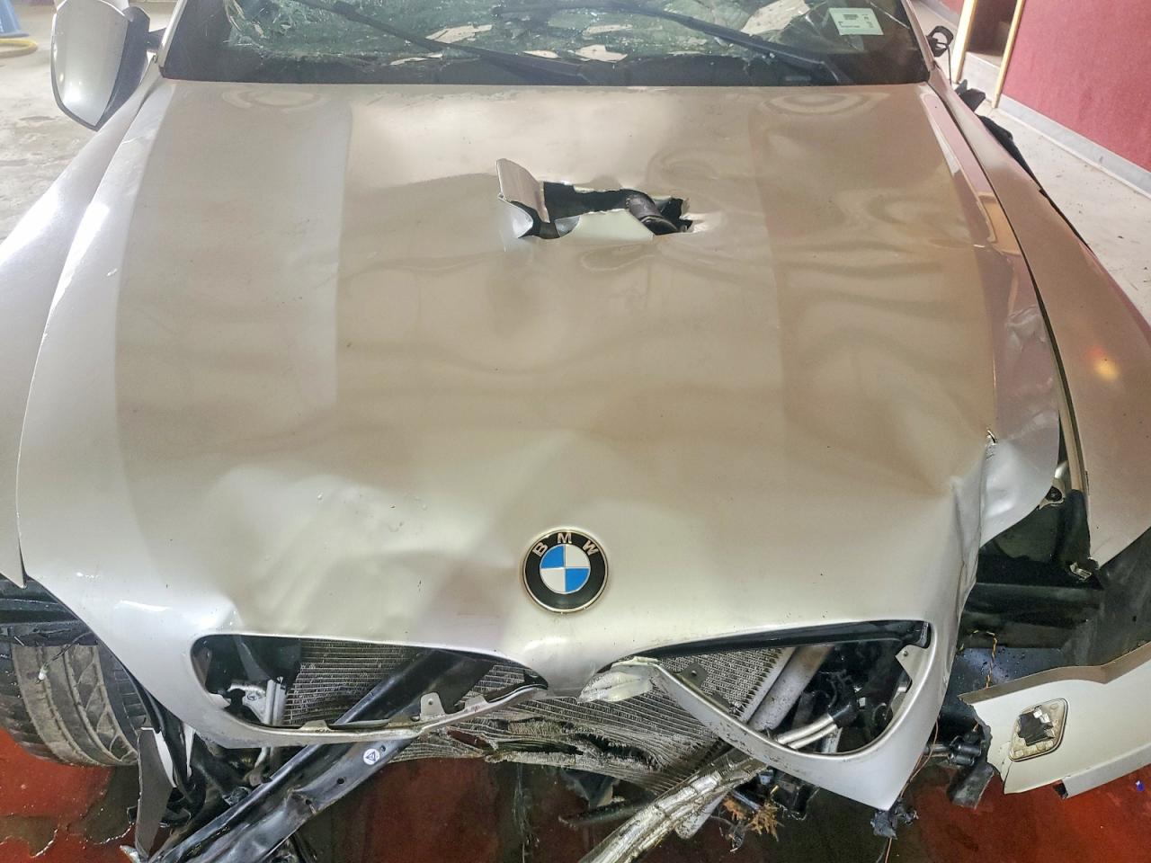 2013 Bmw X6 Xdrive35i Silver vin: 5UXFG2C51DL786662