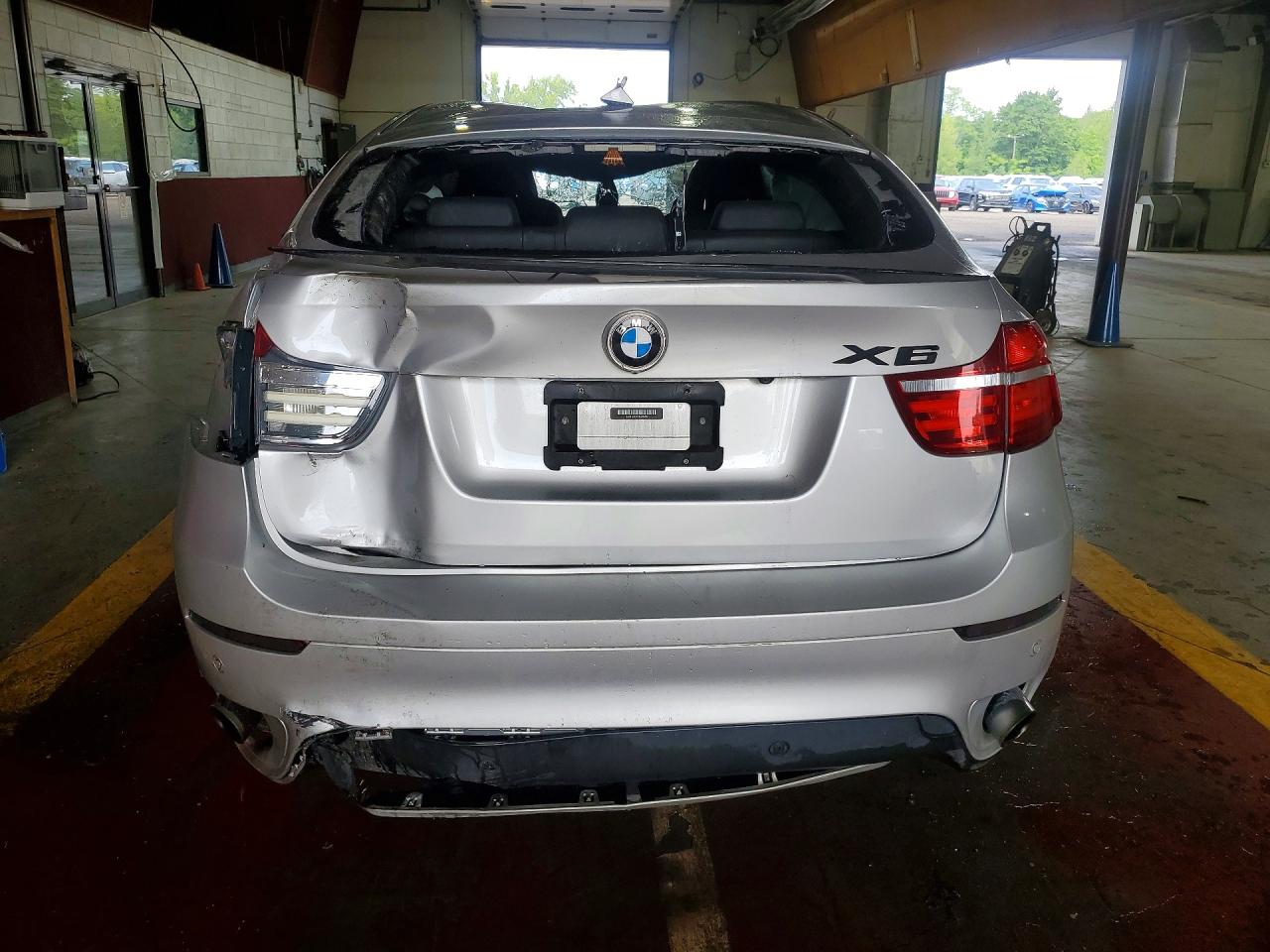 2013 Bmw X6 Xdrive35i Silver vin: 5UXFG2C51DL786662