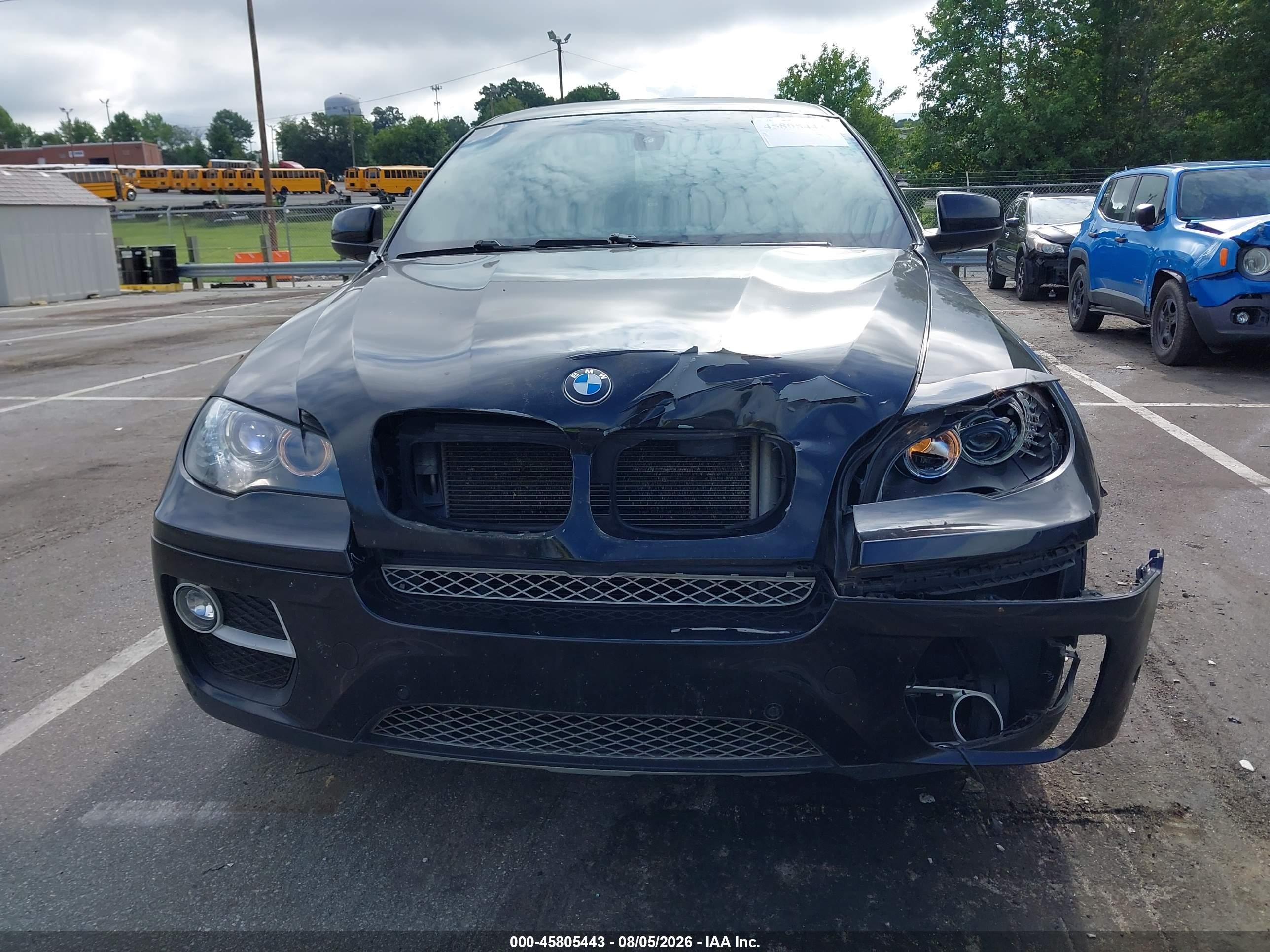 2014 Bmw X6 Xdrive35i Black vin: 5UXFG2C51E0C43513