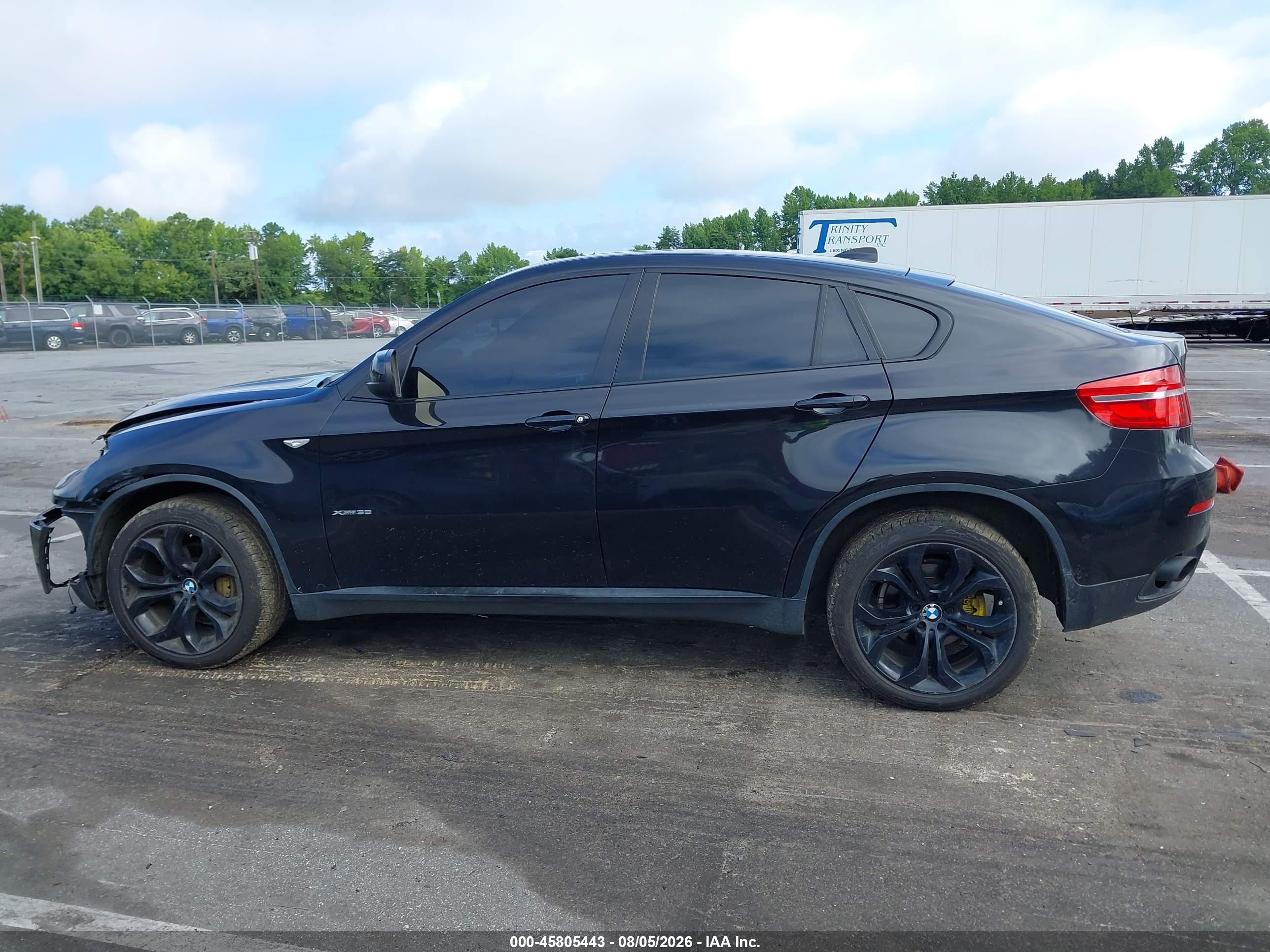 2014 Bmw X6 Xdrive35i Black vin: 5UXFG2C51E0C43513
