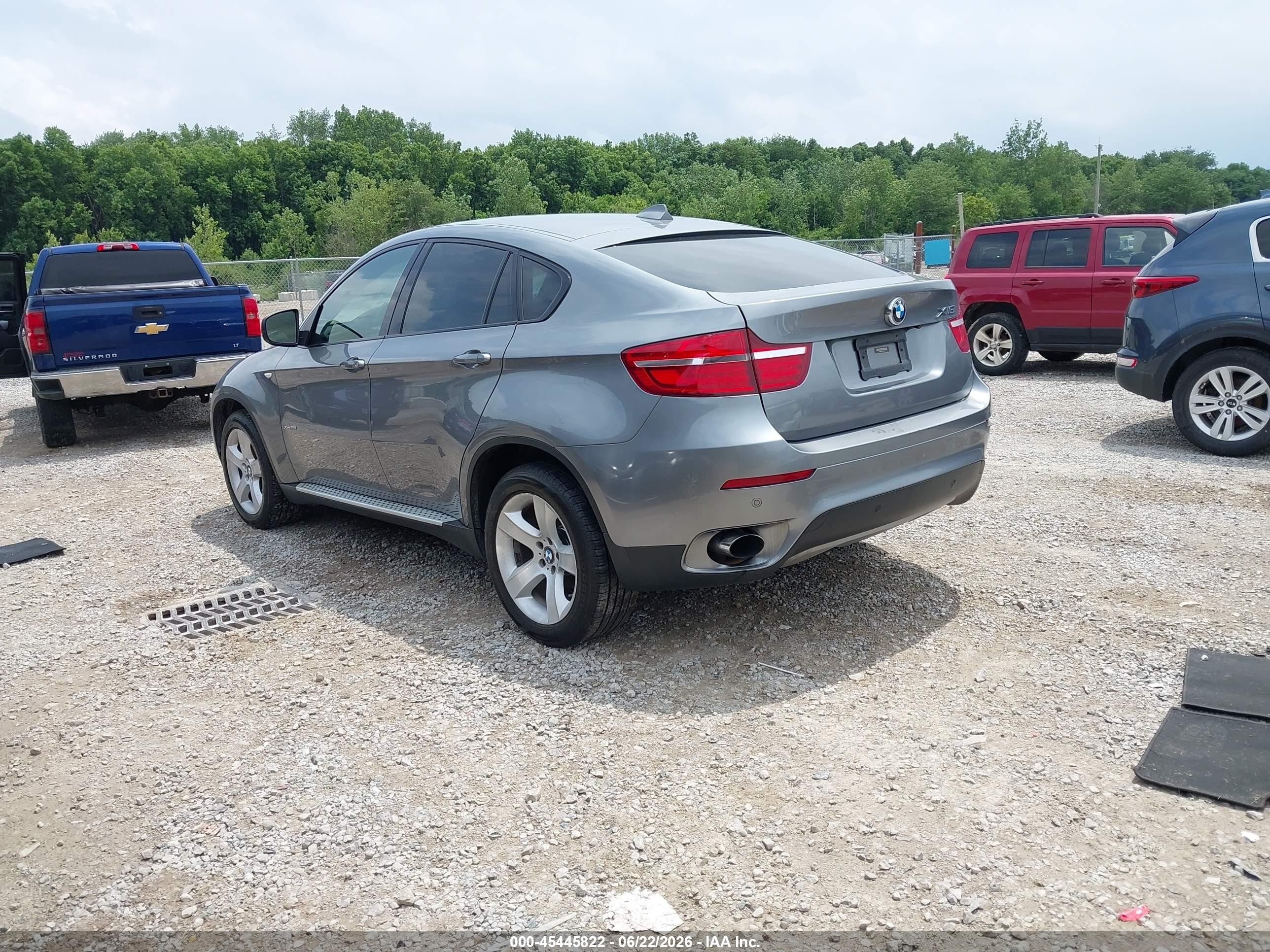 2014 Bmw X6 Xdrive35i Silver vin: 5UXFG2C51E0C44483