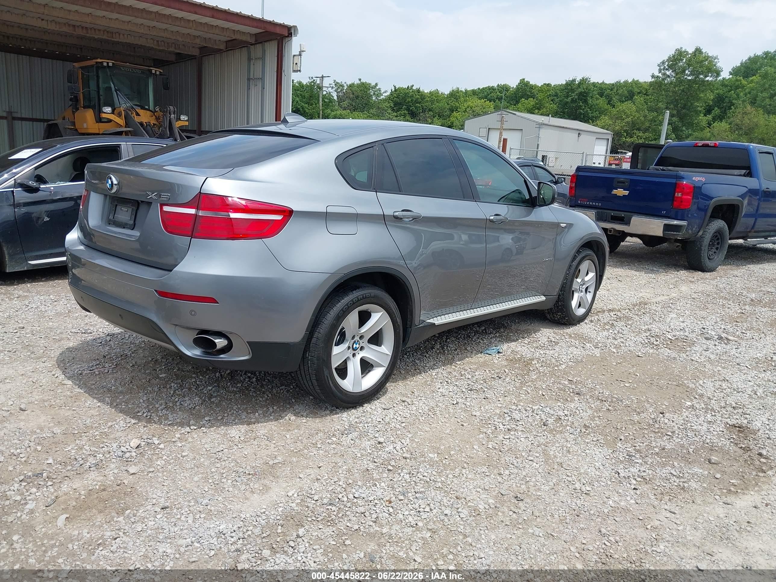 2014 Bmw X6 Xdrive35i Silver vin: 5UXFG2C51E0C44483