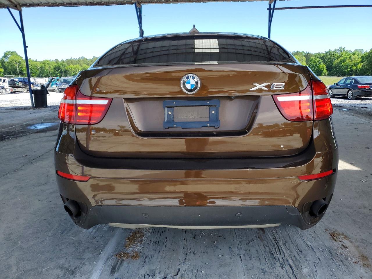 2014 Bmw X6 Xdrive35i Brown vin: 5UXFG2C51E0H09585