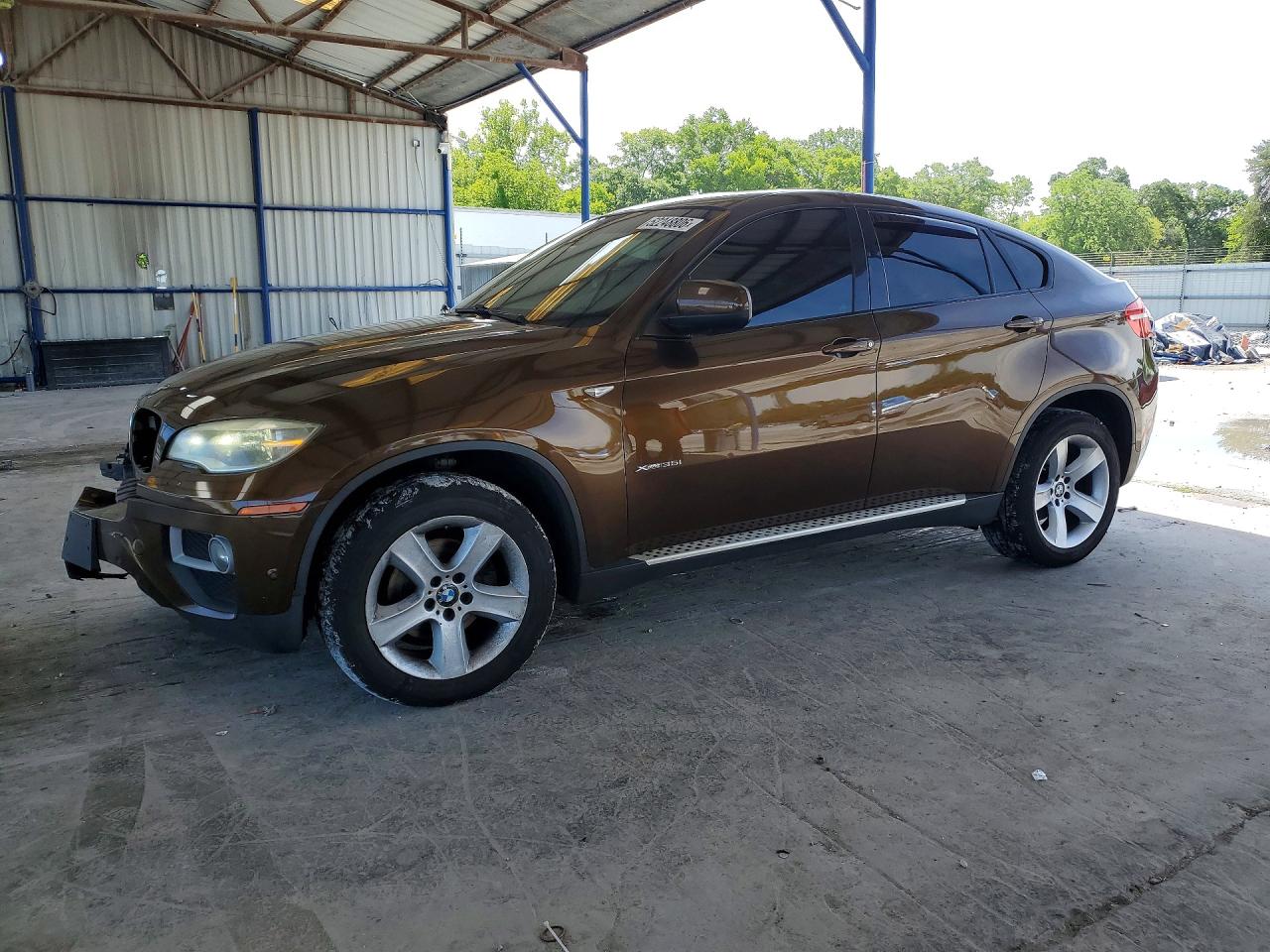 2014 Bmw X6 Xdrive35i Brown vin: 5UXFG2C51E0H09585